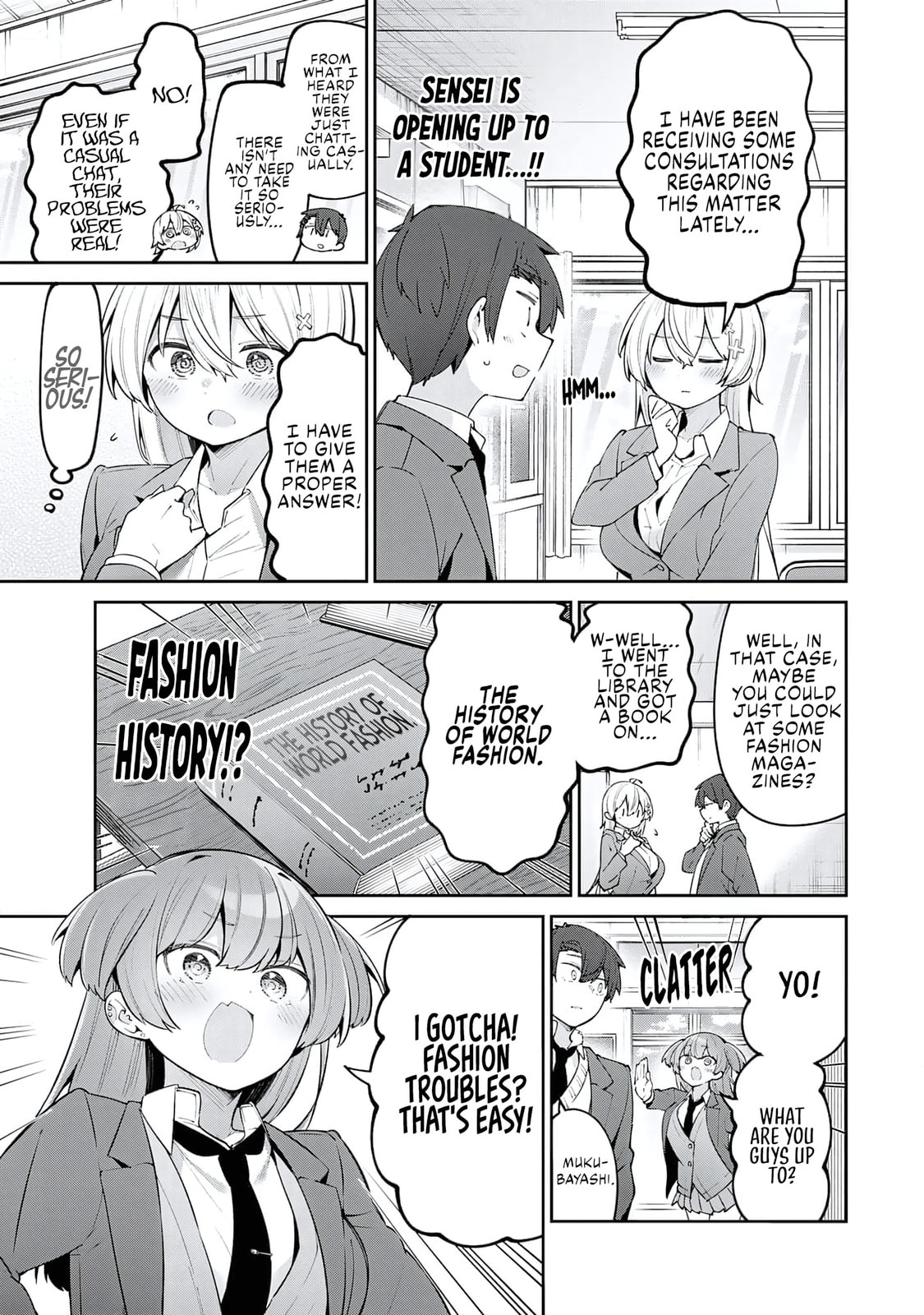 Yowa Yowa Sensei Chapter 62 page 3 - 