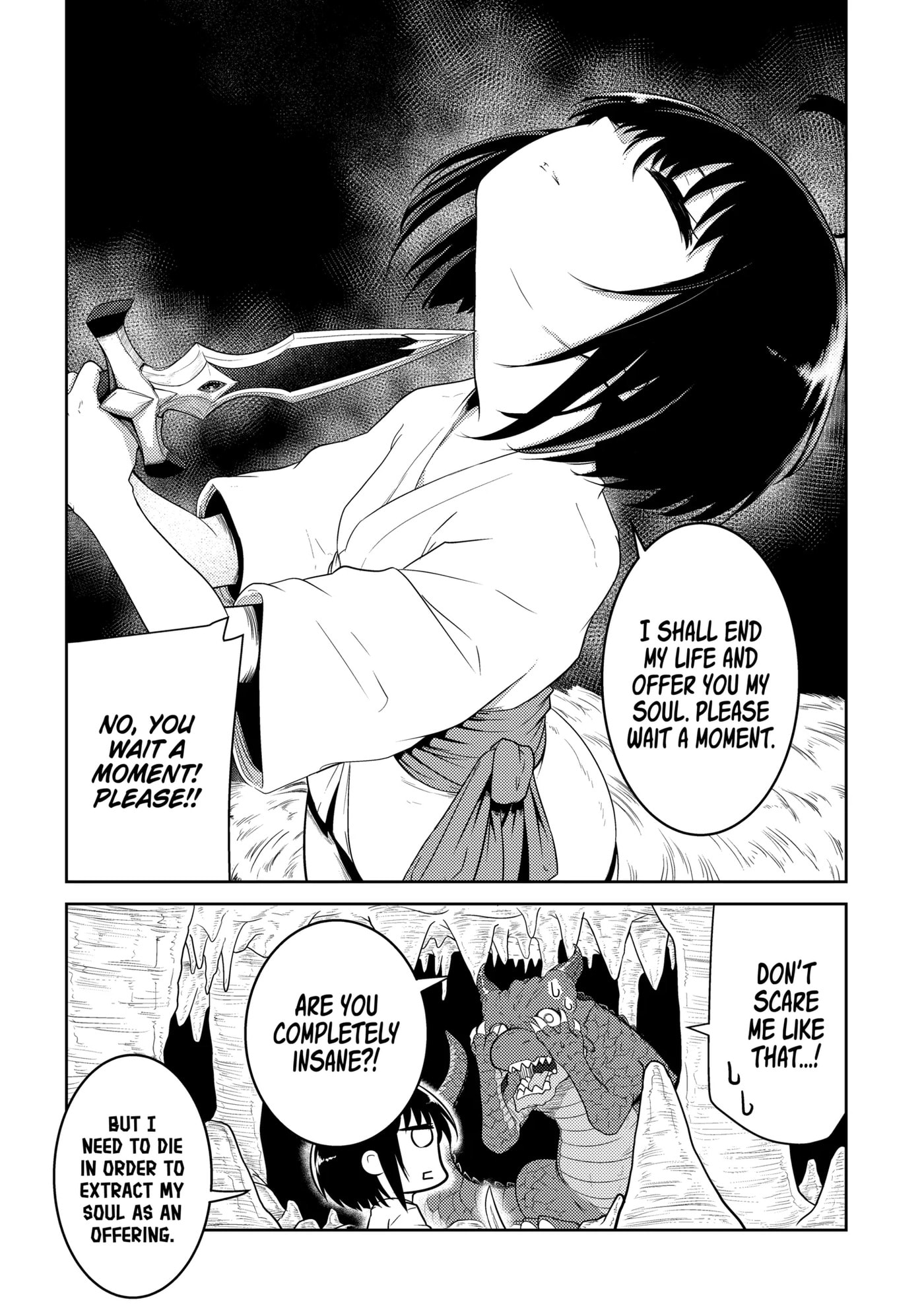 Yowai 5000-nen no Soushoku Dragon, Iwarenaki Jaryuu Nintei: Yada Kono Ikenie, Hito no Hanashi o Kiite Kurenai Chapter 1.1 page 8 - 