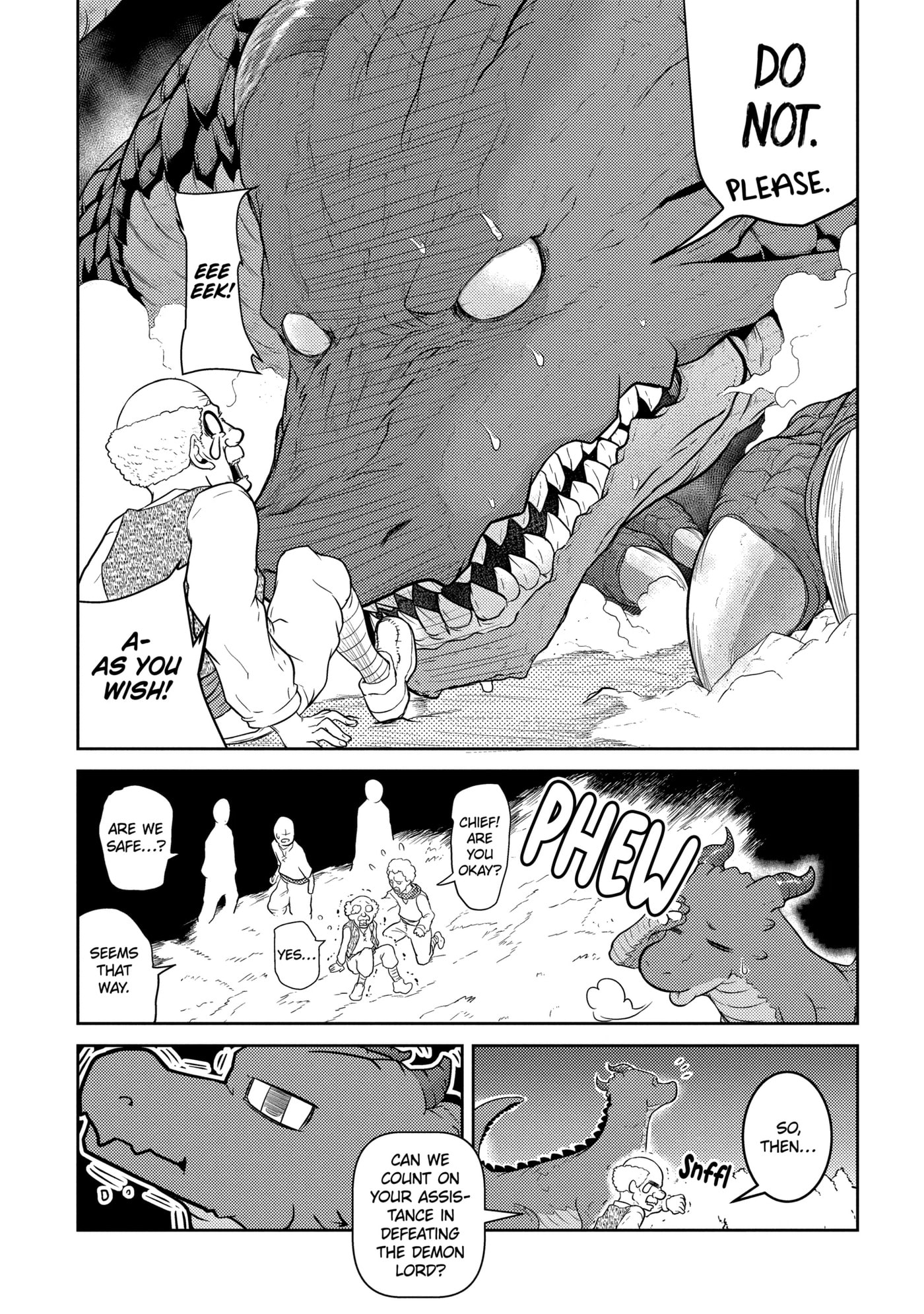 Yowai 5000-nen no Soushoku Dragon, Iwarenaki Jaryuu Nintei: Yada Kono Ikenie, Hito no Hanashi o Kiite Kurenai Chapter 1.2 page 2 - 