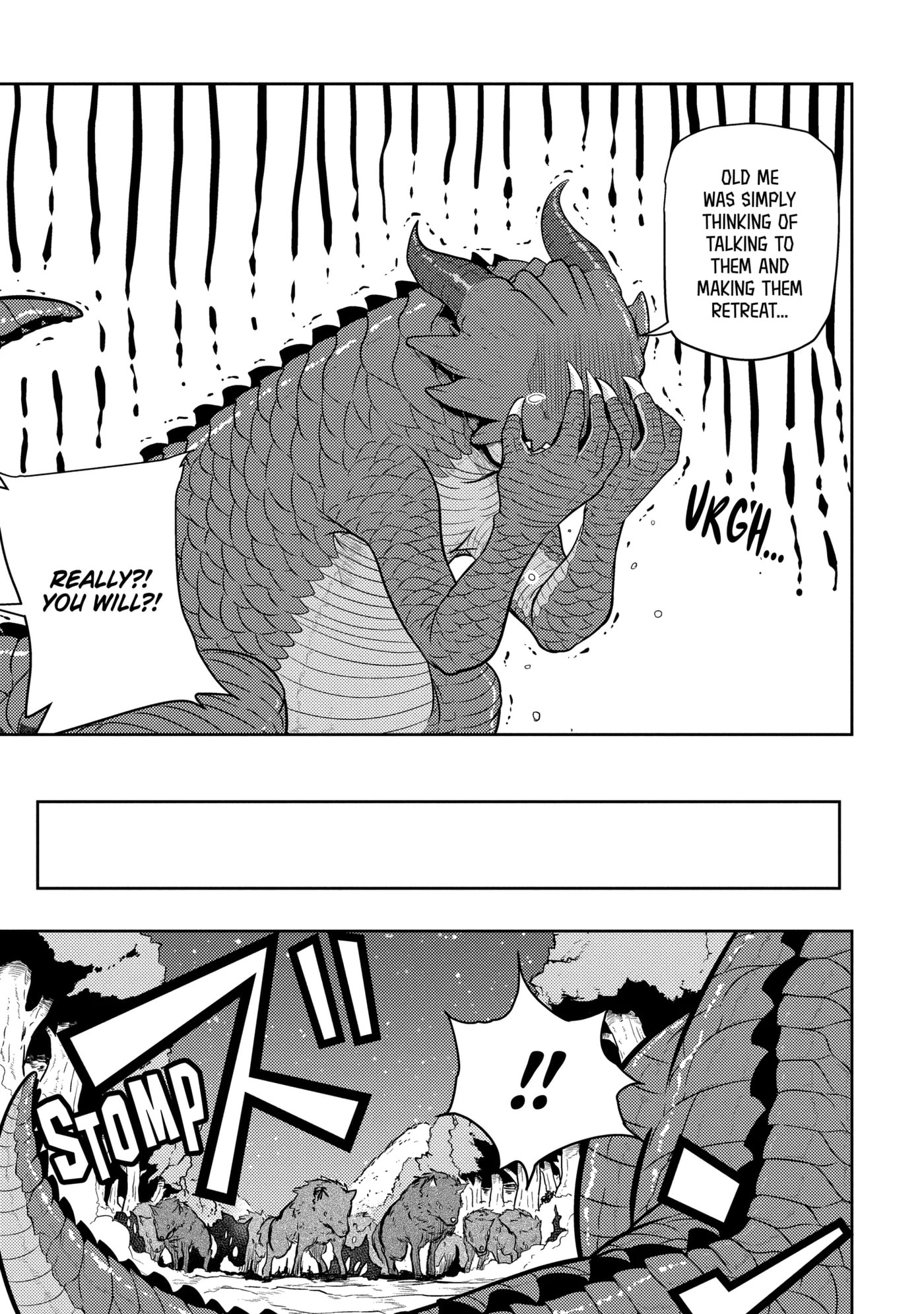 Yowai 5000-nen no Soushoku Dragon, Iwarenaki Jaryuu Nintei: Yada Kono Ikenie, Hito no Hanashi o Kiite Kurenai Chapter 1.3 page 3 - 