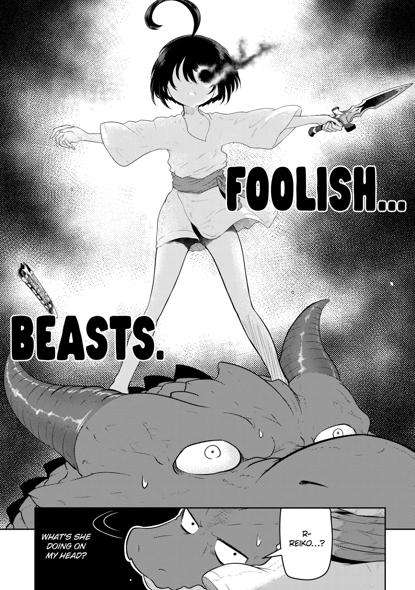 Yowai 5000-nen no Soushoku Dragon, Iwarenaki Jaryuu Nintei: Yada Kono Ikenie, Hito no Hanashi o Kiite Kurenai Chapter 1.3 page 9 - 