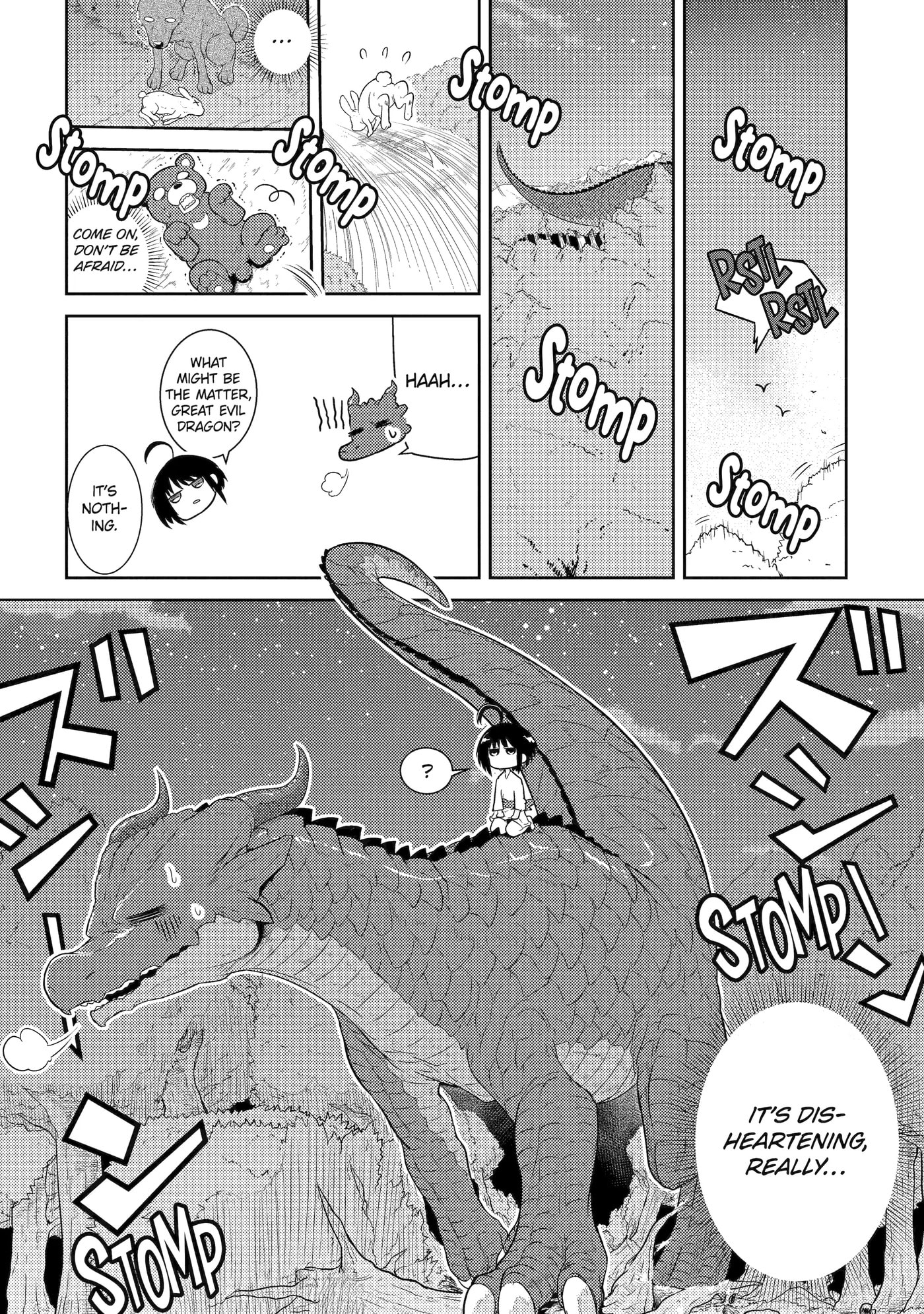 Yowai 5000-nen no Soushoku Dragon, Iwarenaki Jaryuu Nintei: Yada Kono Ikenie, Hito no Hanashi o Kiite Kurenai Chapter 1 page 13 - 
