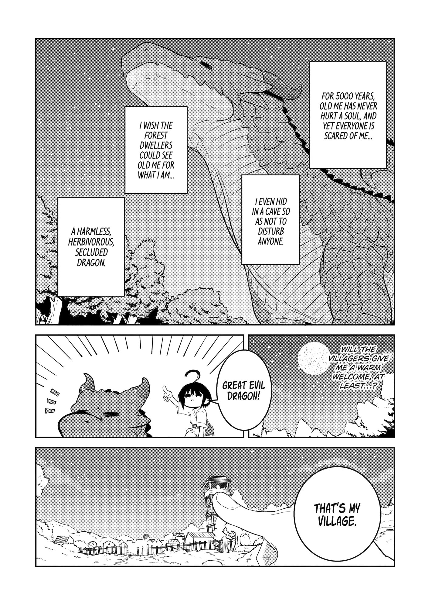 Yowai 5000-nen no Soushoku Dragon, Iwarenaki Jaryuu Nintei: Yada Kono Ikenie, Hito no Hanashi o Kiite Kurenai Chapter 1 page 14 - 