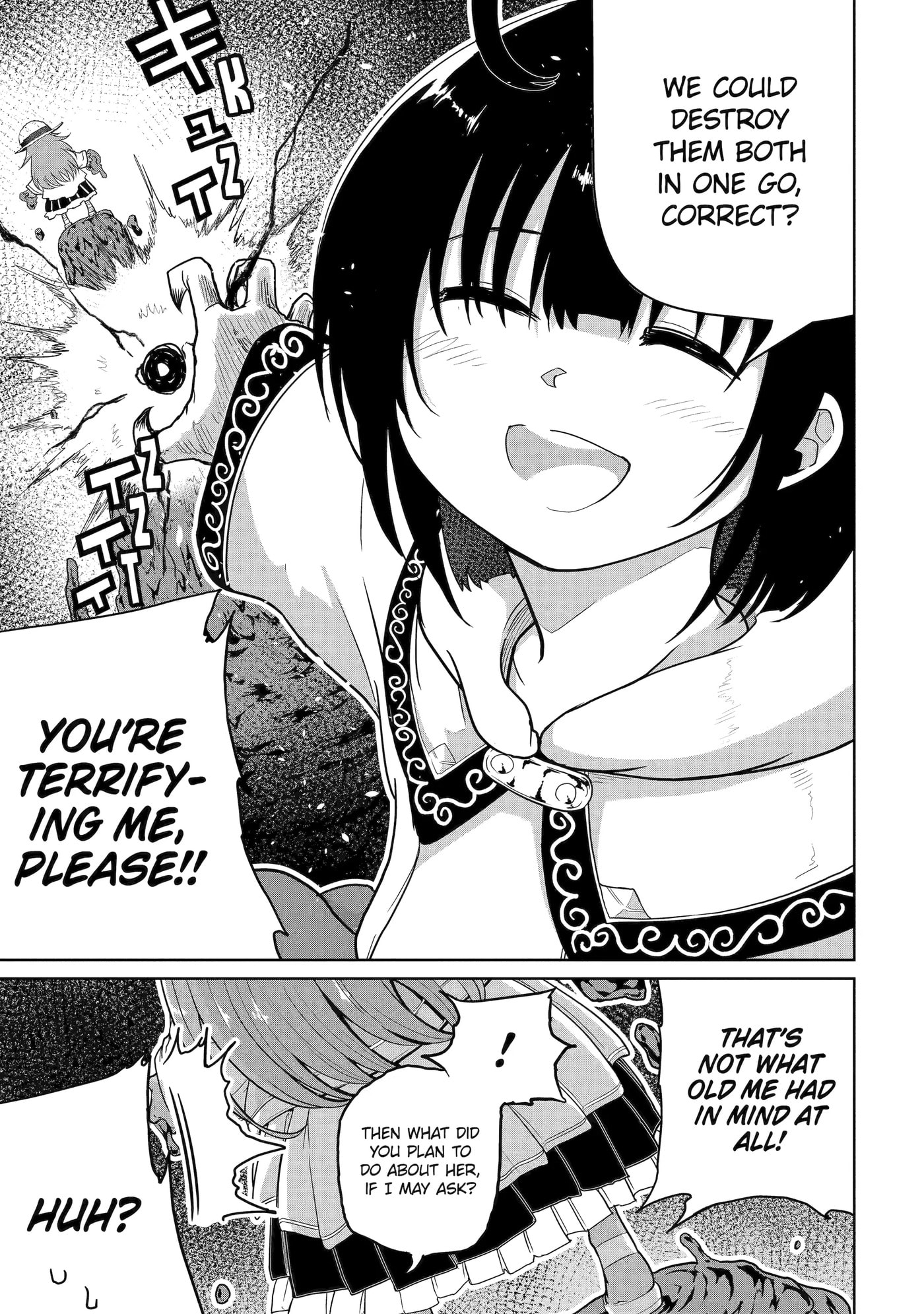 Yowai 5000-nen no Soushoku Dragon, Iwarenaki Jaryuu Nintei: Yada Kono Ikenie, Hito no Hanashi o Kiite Kurenai Chapter 10 page 21 - 