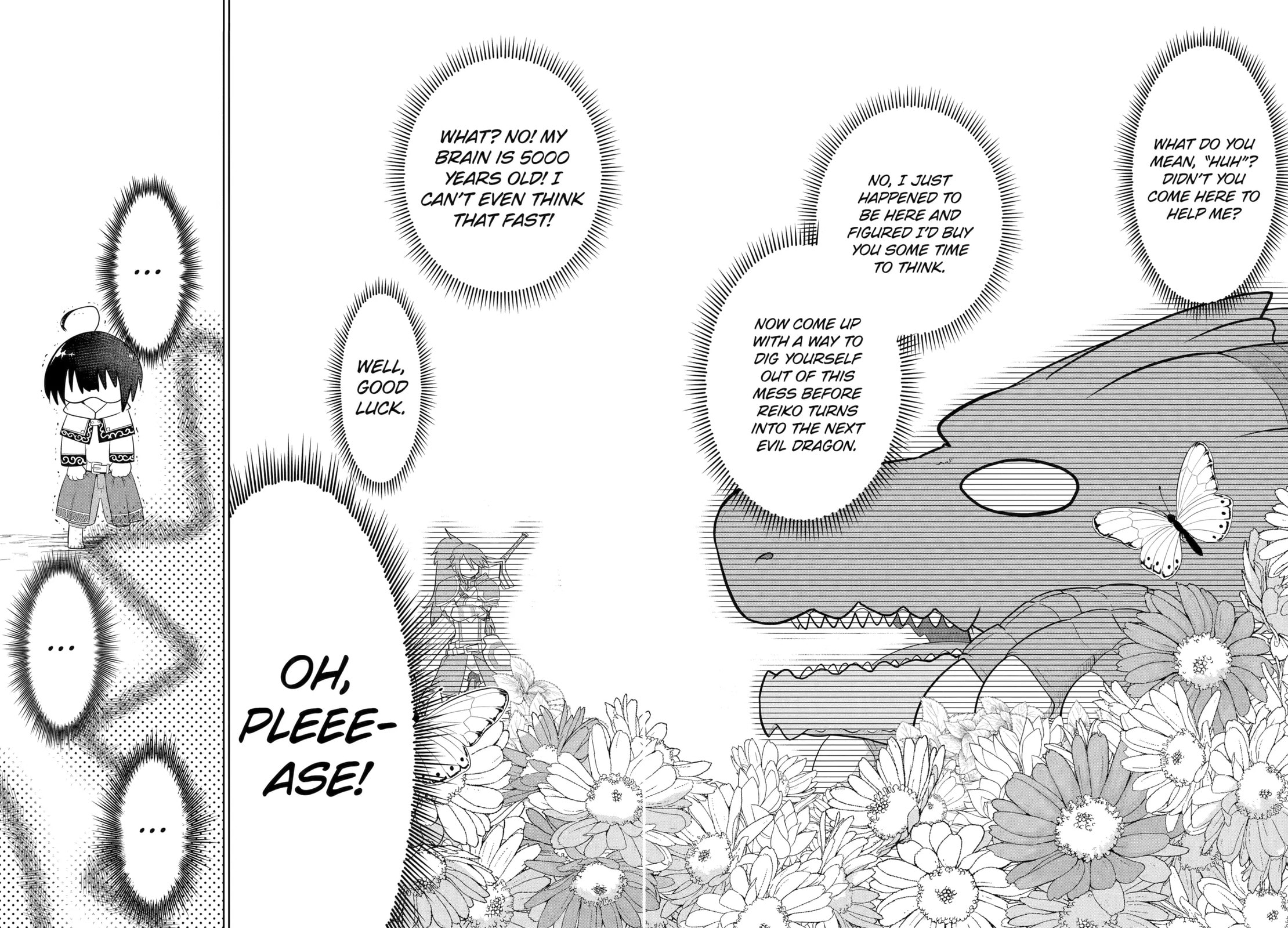 Yowai 5000-nen no Soushoku Dragon, Iwarenaki Jaryuu Nintei: Yada Kono Ikenie, Hito no Hanashi o Kiite Kurenai Chapter 10 page 32 - 
