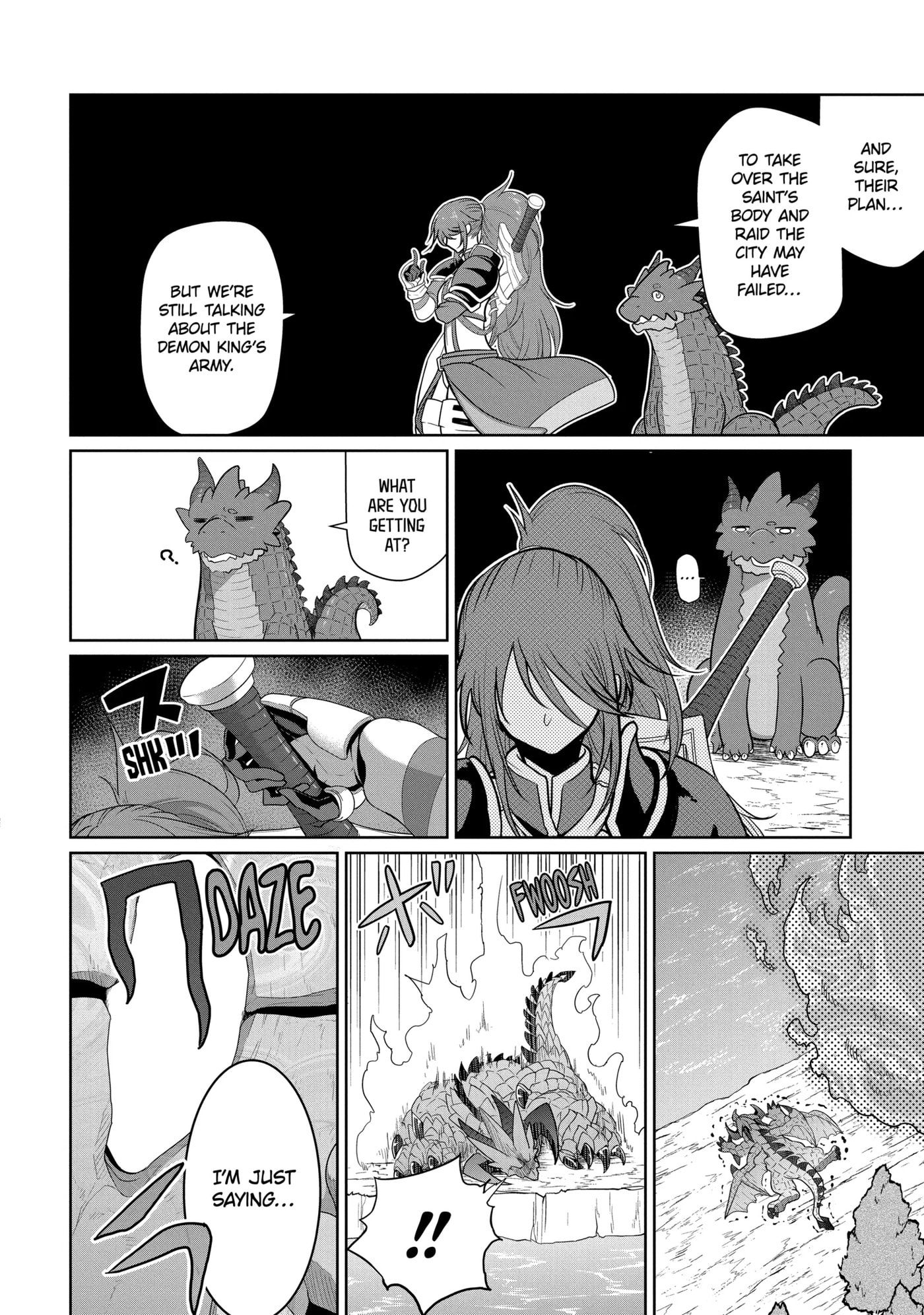 Yowai 5000-nen no Soushoku Dragon, Iwarenaki Jaryuu Nintei: Yada Kono Ikenie, Hito no Hanashi o Kiite Kurenai Chapter 11.1 page 8 - 