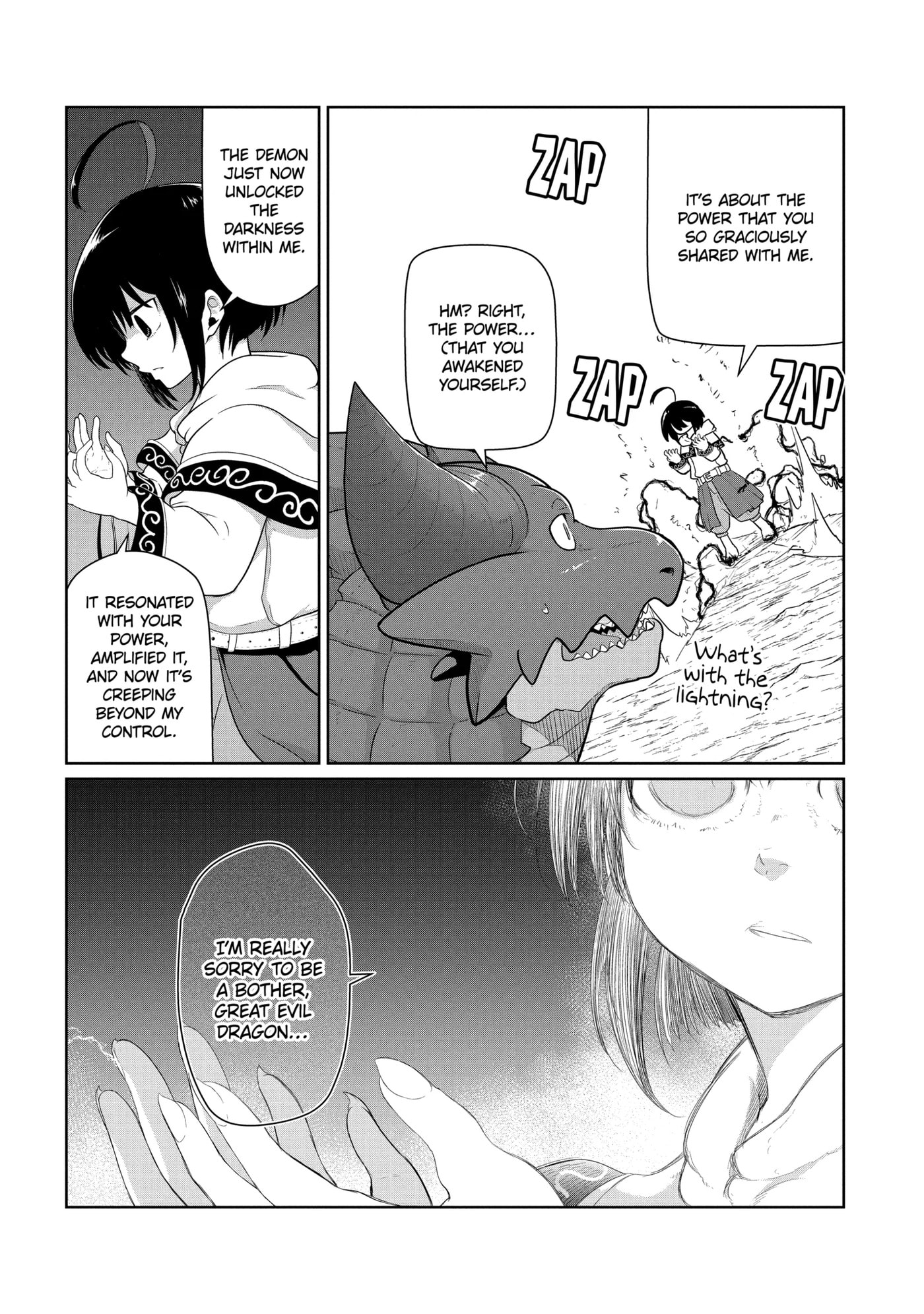 Yowai 5000-nen no Soushoku Dragon, Iwarenaki Jaryuu Nintei: Yada Kono Ikenie, Hito no Hanashi o Kiite Kurenai Chapter 11.3 page 8 - 