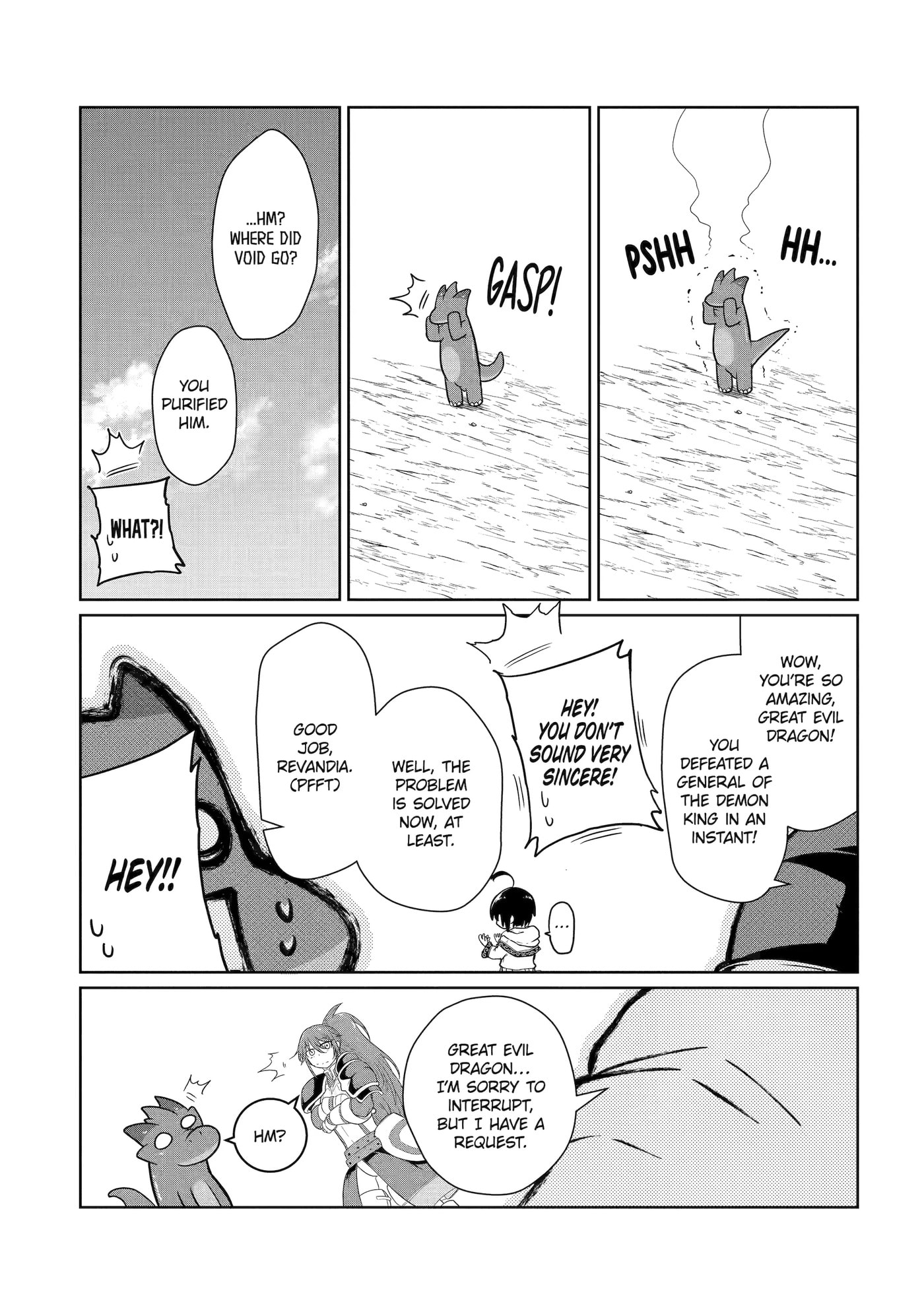 Yowai 5000-nen no Soushoku Dragon, Iwarenaki Jaryuu Nintei: Yada Kono Ikenie, Hito no Hanashi o Kiite Kurenai Chapter 11 page 27 - 