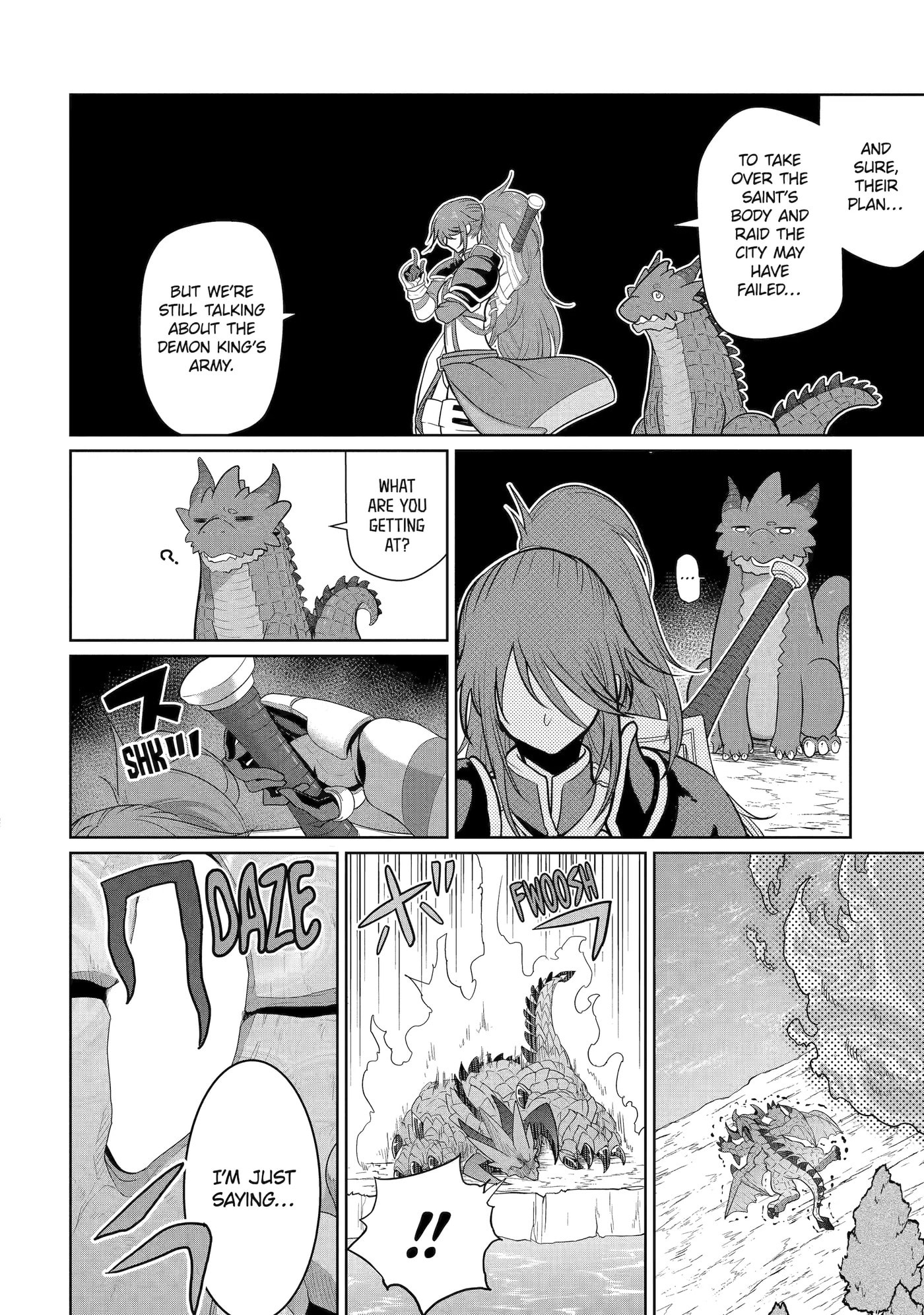 Yowai 5000-nen no Soushoku Dragon, Iwarenaki Jaryuu Nintei: Yada Kono Ikenie, Hito no Hanashi o Kiite Kurenai Chapter 11 page 8 - 