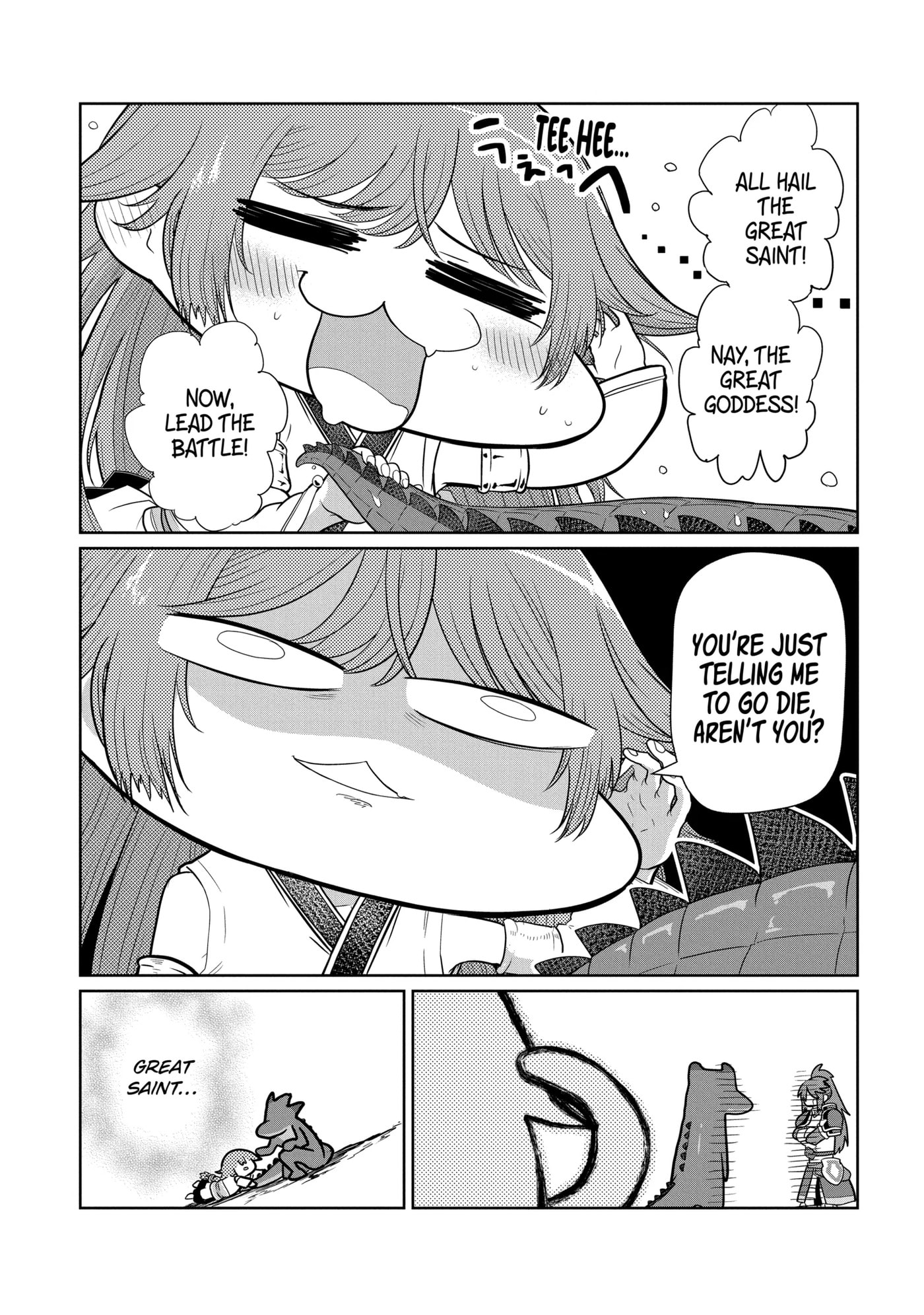 Yowai 5000-nen no Soushoku Dragon, Iwarenaki Jaryuu Nintei: Yada Kono Ikenie, Hito no Hanashi o Kiite Kurenai Chapter 12.2 page 4 - 