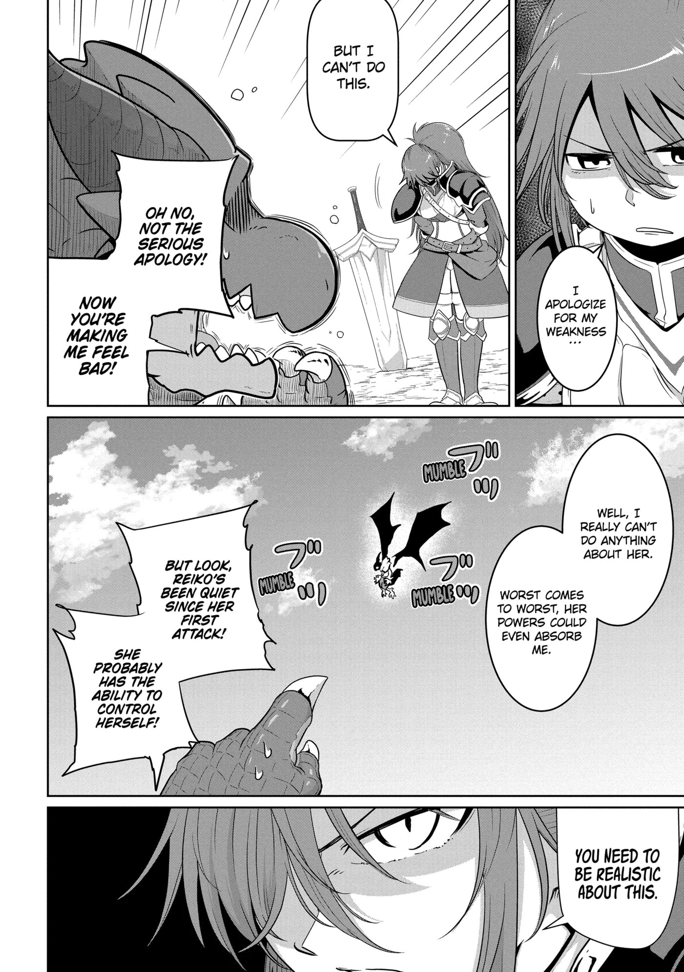 Yowai 5000-nen no Soushoku Dragon, Iwarenaki Jaryuu Nintei: Yada Kono Ikenie, Hito no Hanashi o Kiite Kurenai Chapter 12.2 page 10 - 