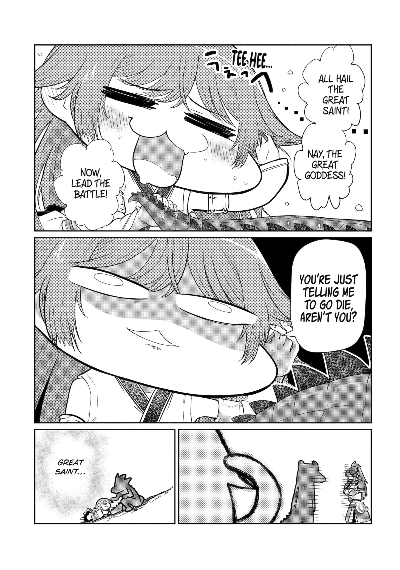 Yowai 5000-nen no Soushoku Dragon, Iwarenaki Jaryuu Nintei: Yada Kono Ikenie, Hito no Hanashi o Kiite Kurenai Chapter 12 page 13 - 