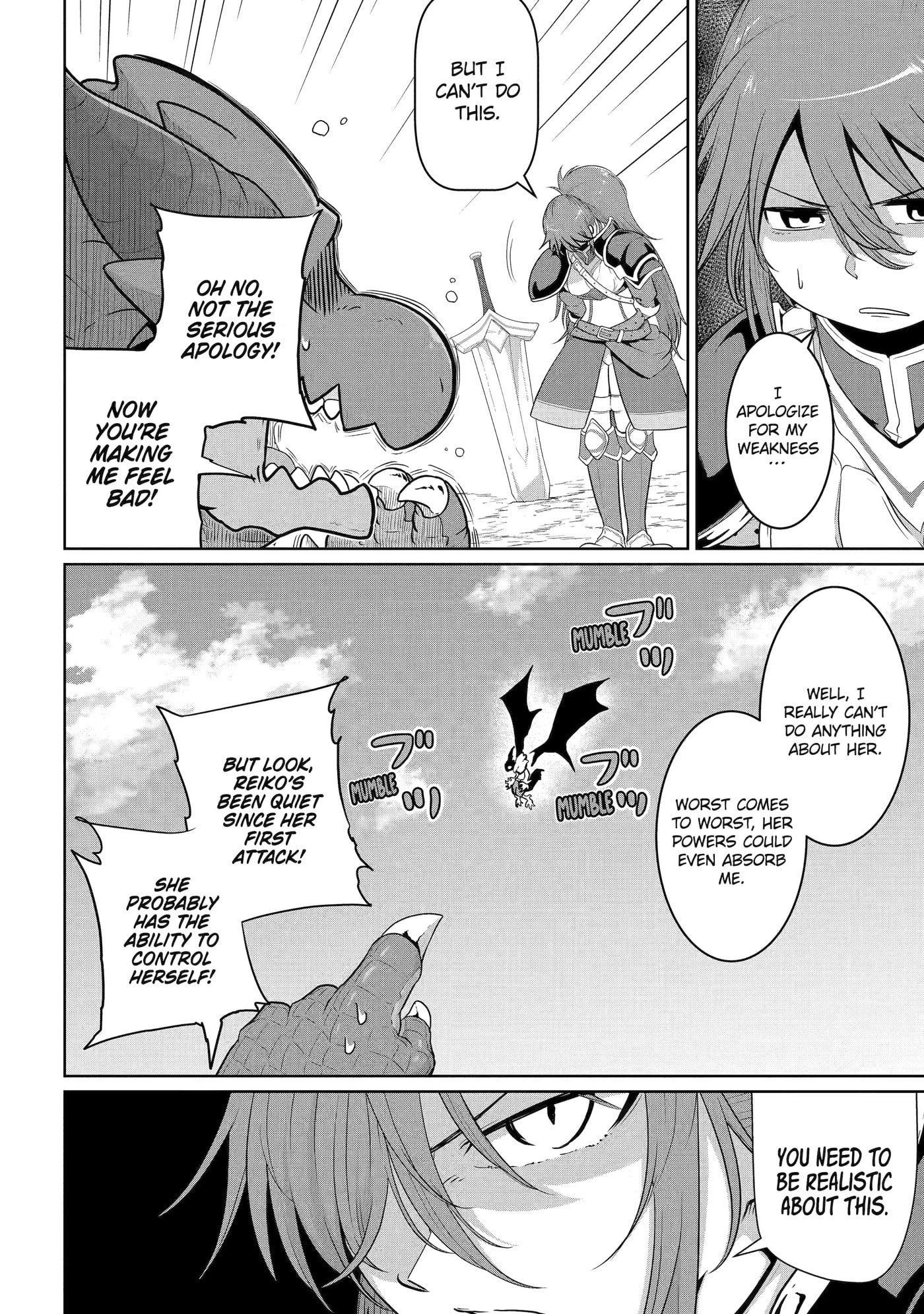 Yowai 5000-nen no Soushoku Dragon, Iwarenaki Jaryuu Nintei: Yada Kono Ikenie, Hito no Hanashi o Kiite Kurenai Chapter 12 page 19 - 