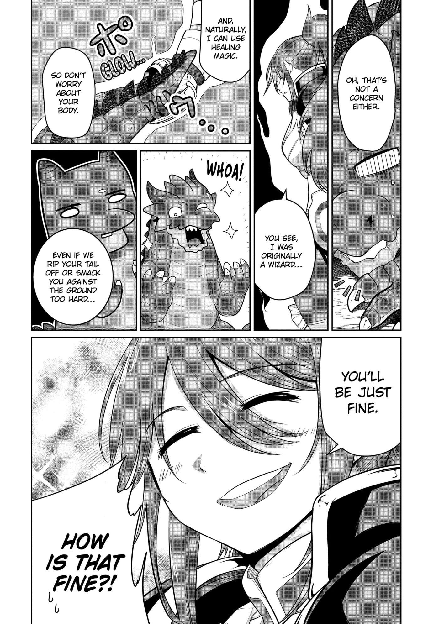 Yowai 5000-nen no Soushoku Dragon, Iwarenaki Jaryuu Nintei: Yada Kono Ikenie, Hito no Hanashi o Kiite Kurenai Chapter 13.1 page 6 - 