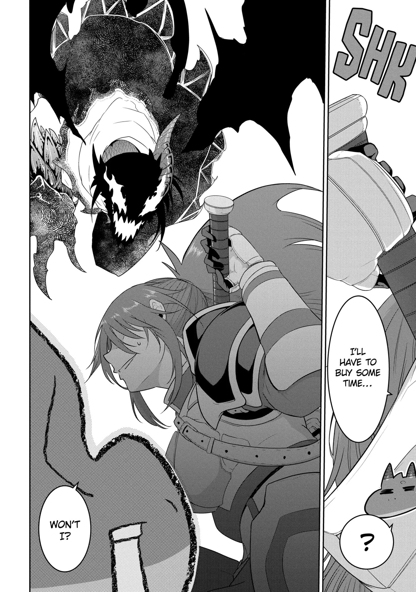 Yowai 5000-nen no Soushoku Dragon, Iwarenaki Jaryuu Nintei: Yada Kono Ikenie, Hito no Hanashi o Kiite Kurenai Chapter 13.2 page 12 - 