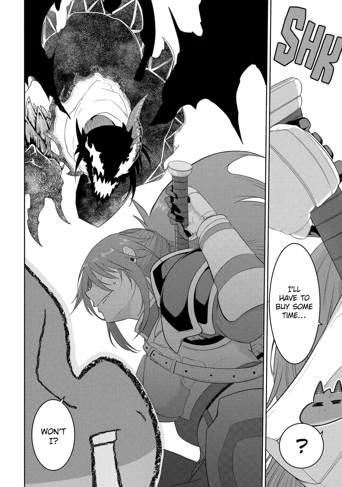 Yowai 5000-nen no Soushoku Dragon, Iwarenaki Jaryuu Nintei: Yada Kono Ikenie, Hito no Hanashi o Kiite Kurenai Chapter 13 page 22 - 