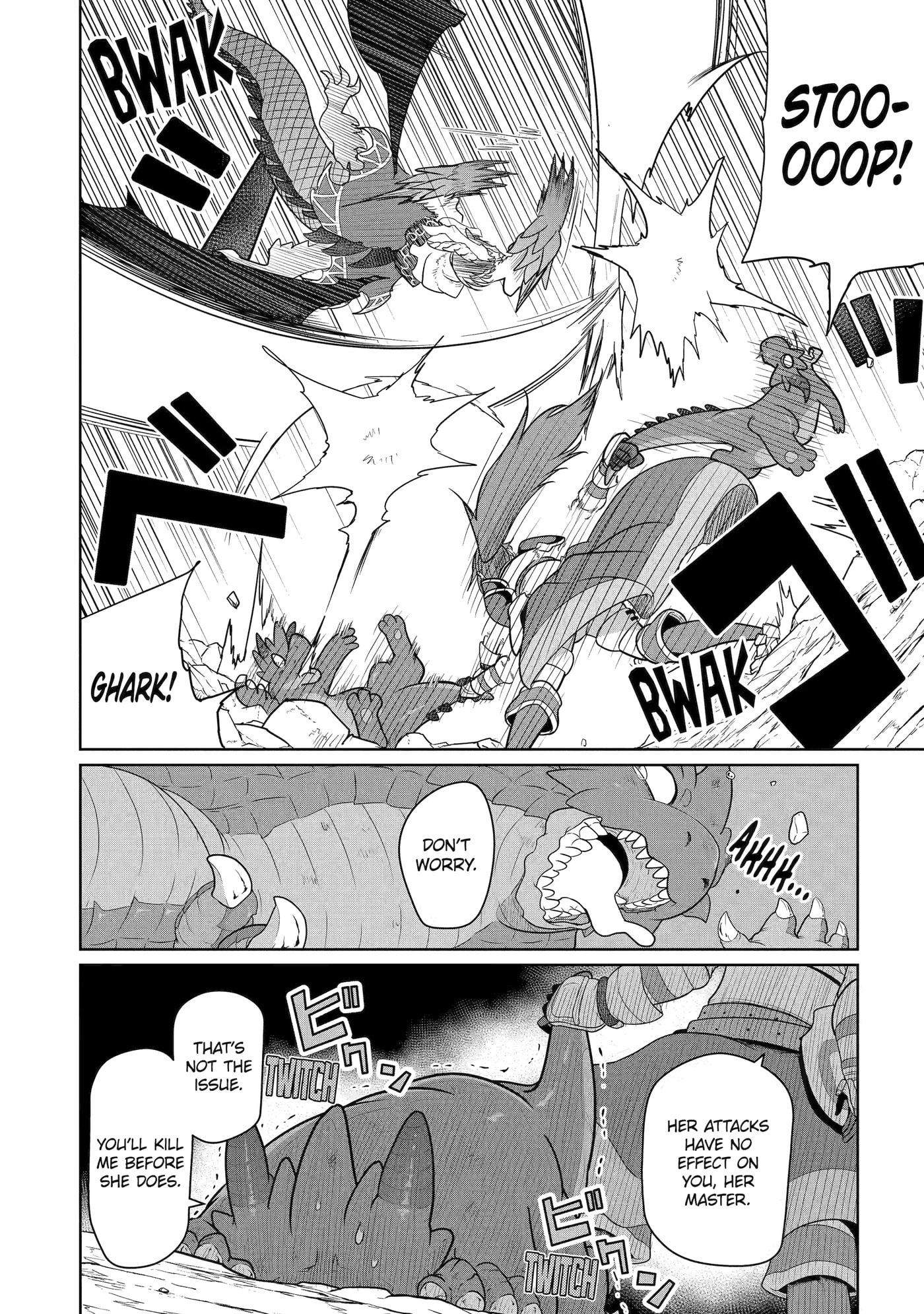 Yowai 5000-nen no Soushoku Dragon, Iwarenaki Jaryuu Nintei: Yada Kono Ikenie, Hito no Hanashi o Kiite Kurenai Chapter 13 page 5 - 