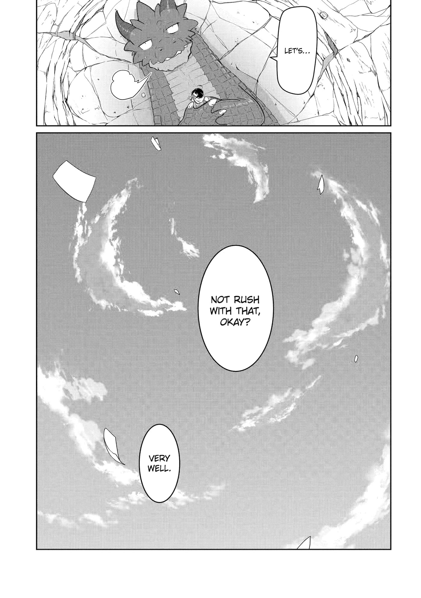 Yowai 5000-nen no Soushoku Dragon, Iwarenaki Jaryuu Nintei: Yada Kono Ikenie, Hito no Hanashi o Kiite Kurenai Chapter 13 page 42 - 