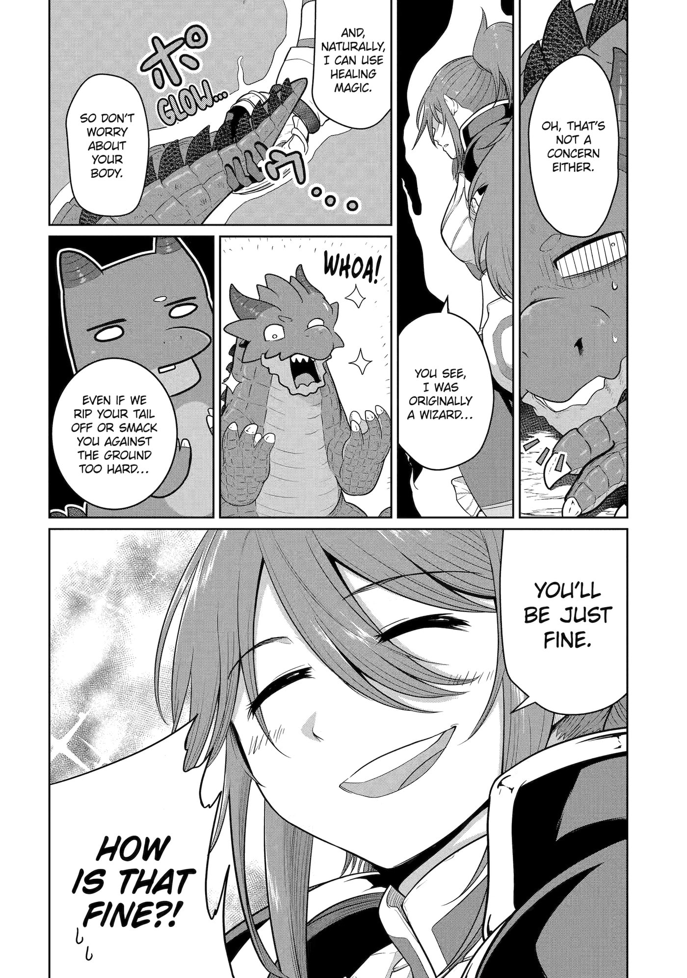 Yowai 5000-nen no Soushoku Dragon, Iwarenaki Jaryuu Nintei: Yada Kono Ikenie, Hito no Hanashi o Kiite Kurenai Chapter 13 page 6 - 