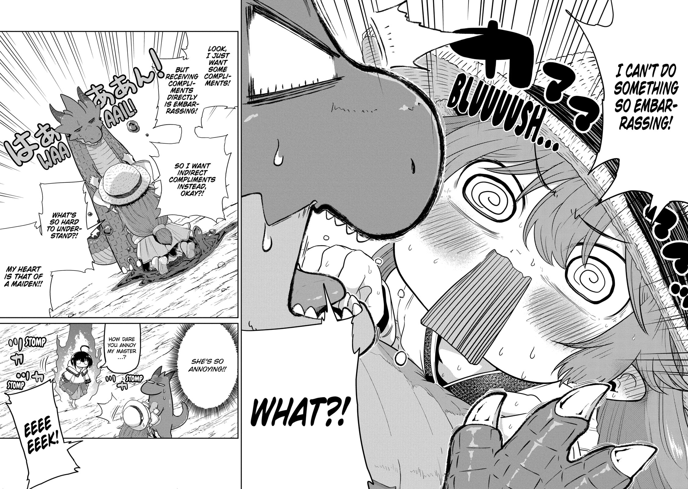 Yowai 5000-nen no Soushoku Dragon, Iwarenaki Jaryuu Nintei: Yada Kono Ikenie, Hito no Hanashi o Kiite Kurenai Chapter 14.1 page 11 - 