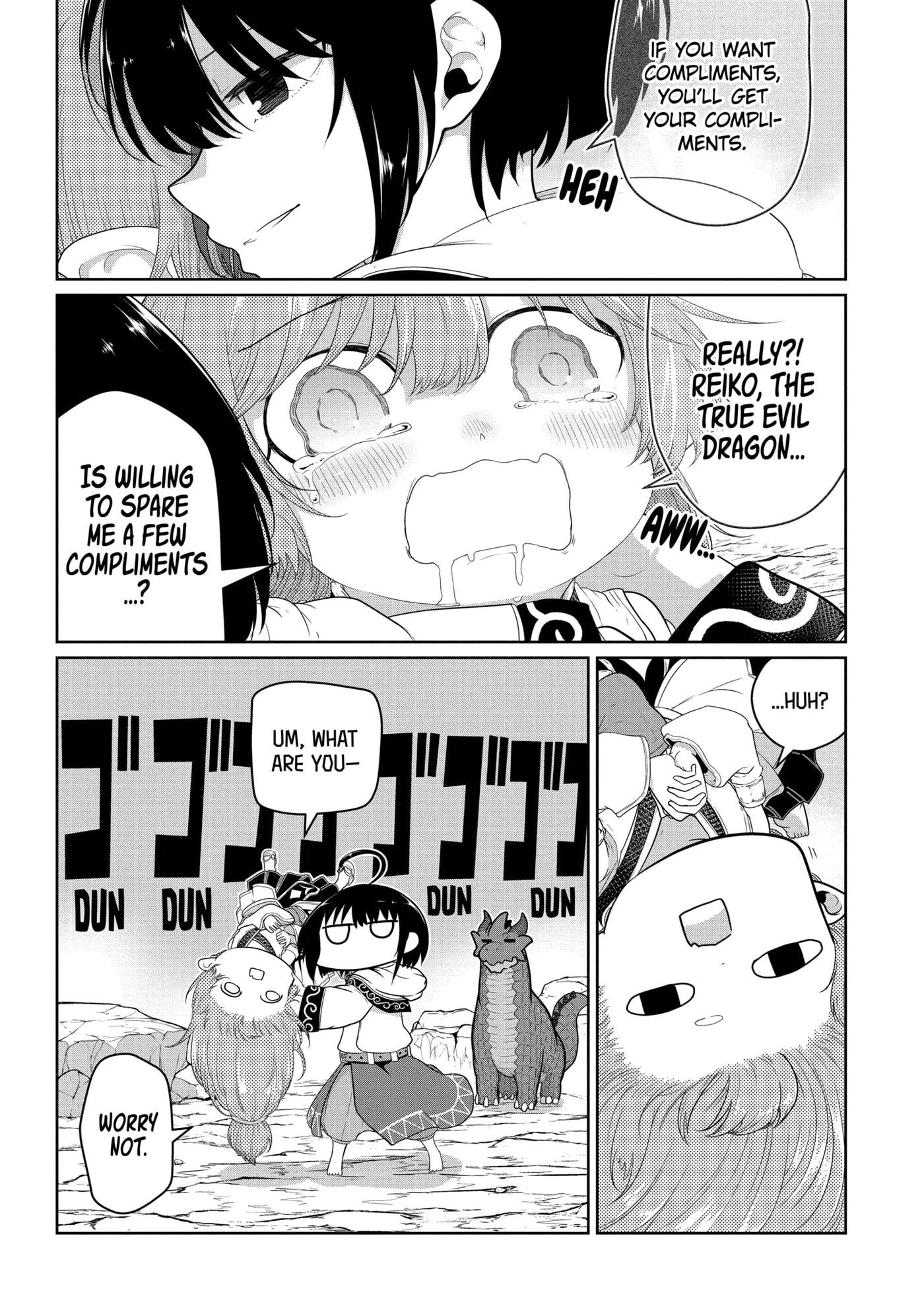 Yowai 5000-nen no Soushoku Dragon, Iwarenaki Jaryuu Nintei: Yada Kono Ikenie, Hito no Hanashi o Kiite Kurenai Chapter 14.1 page 13 - 