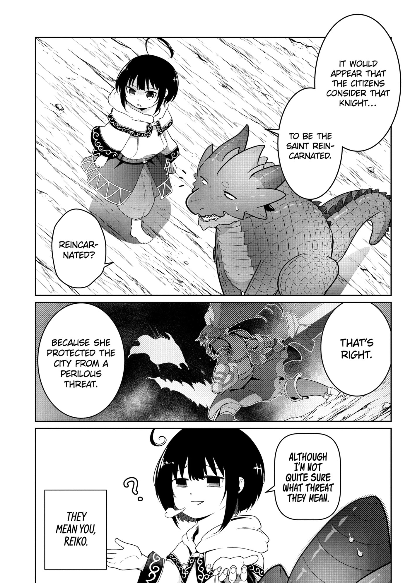 Yowai 5000-nen no Soushoku Dragon, Iwarenaki Jaryuu Nintei: Yada Kono Ikenie, Hito no Hanashi o Kiite Kurenai Chapter 14.1 page 3 - 
