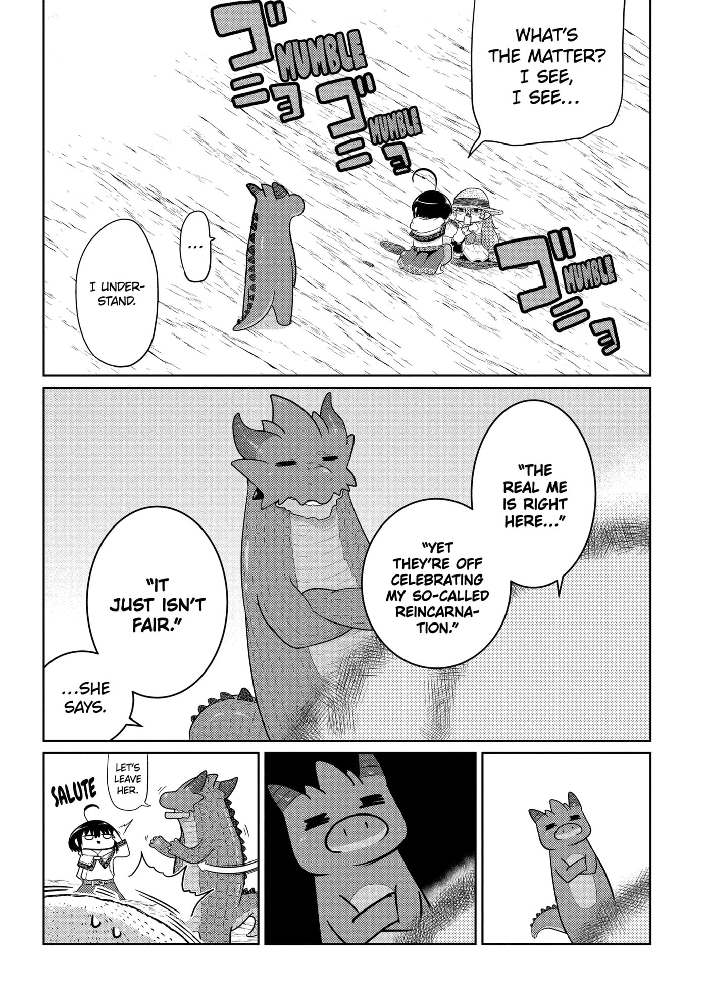 Yowai 5000-nen no Soushoku Dragon, Iwarenaki Jaryuu Nintei: Yada Kono Ikenie, Hito no Hanashi o Kiite Kurenai Chapter 14.1 page 8 - 