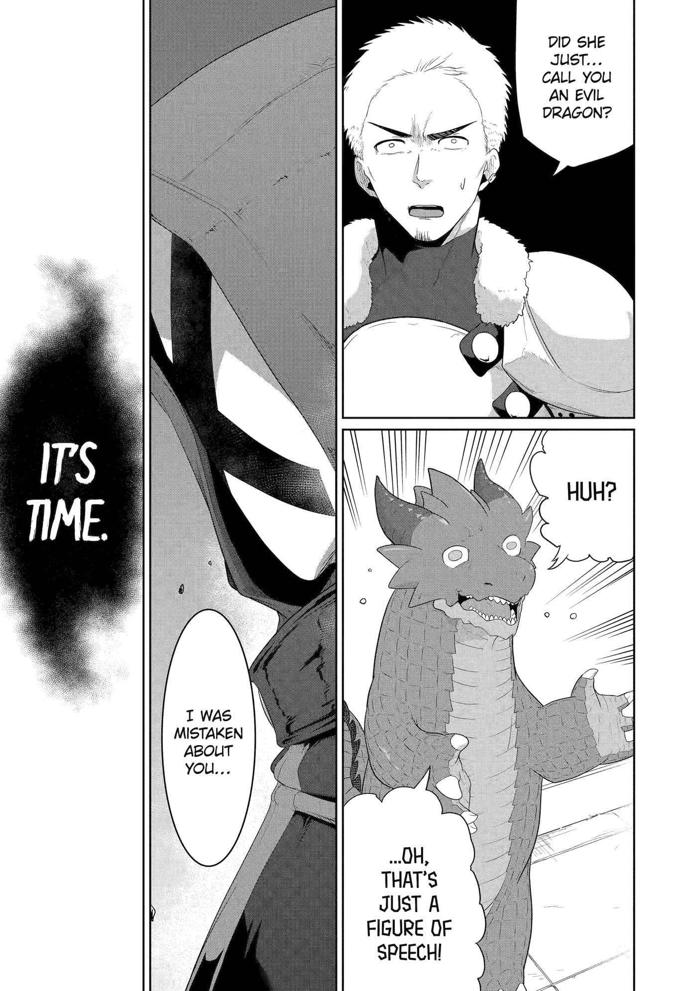 Yowai 5000-nen no Soushoku Dragon, Iwarenaki Jaryuu Nintei: Yada Kono Ikenie, Hito no Hanashi o Kiite Kurenai Chapter 15 page 31 - 