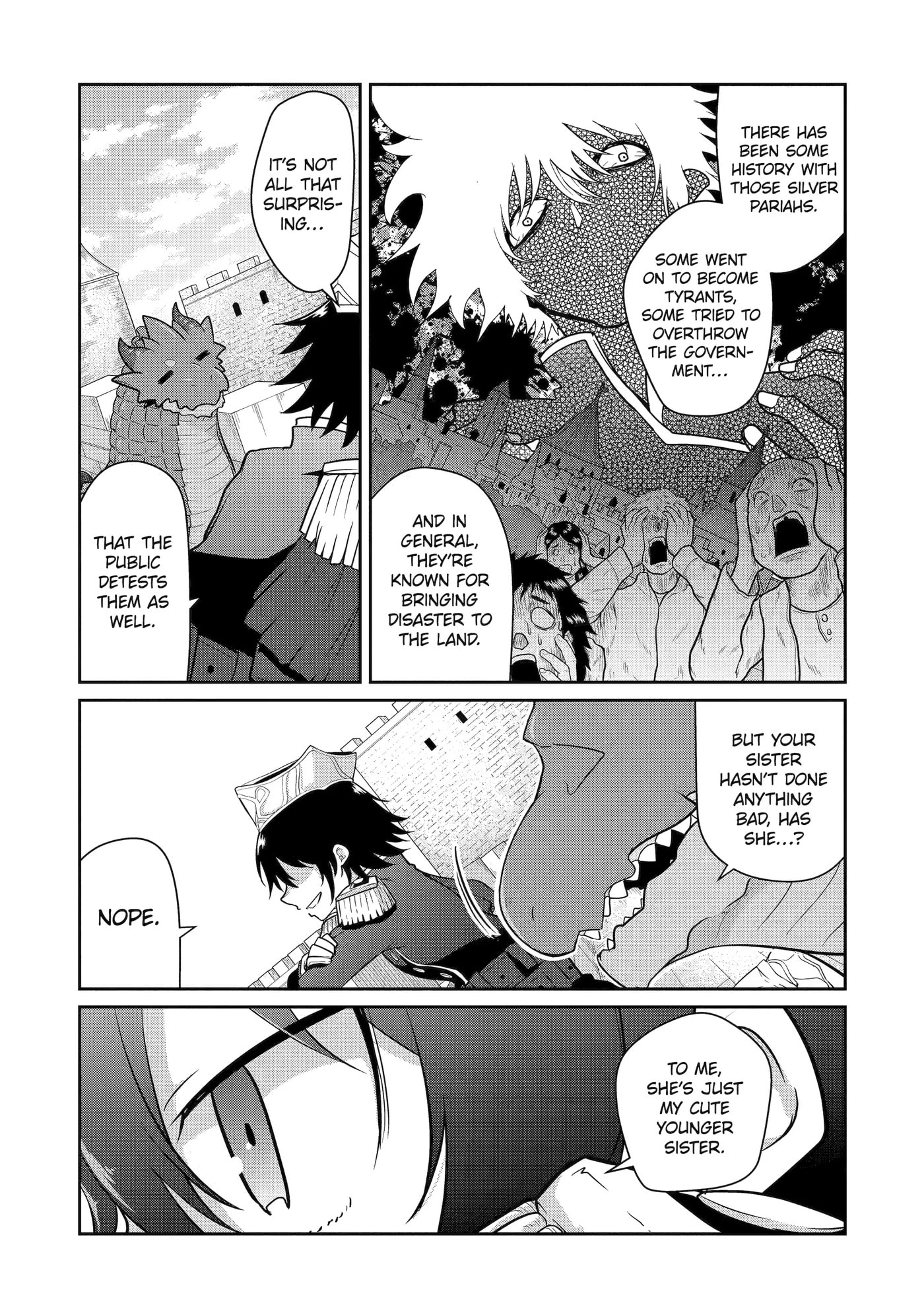 Yowai 5000-nen no Soushoku Dragon, Iwarenaki Jaryuu Nintei: Yada Kono Ikenie, Hito no Hanashi o Kiite Kurenai Chapter 18 page 30 - 