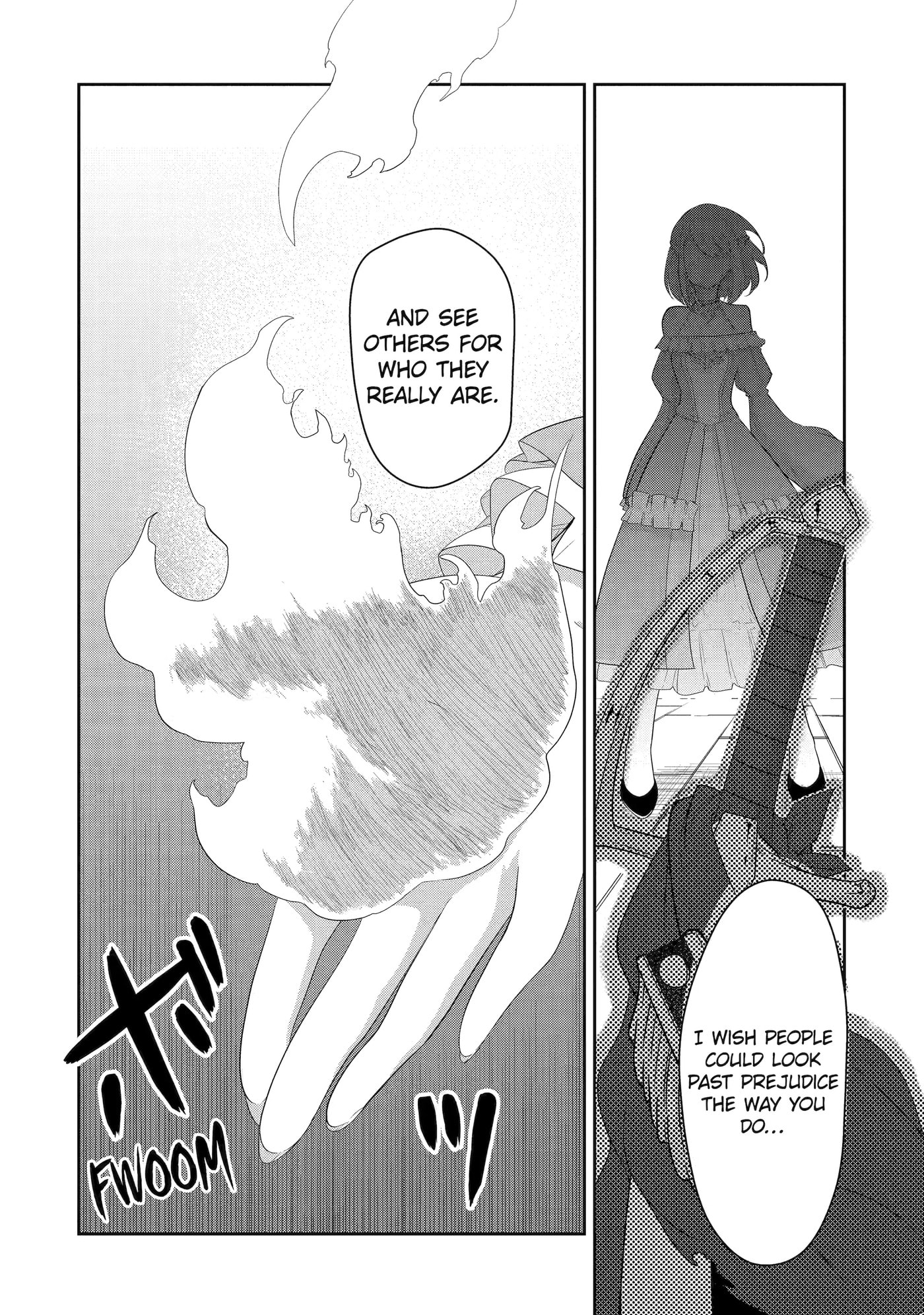 Yowai 5000-nen no Soushoku Dragon, Iwarenaki Jaryuu Nintei: Yada Kono Ikenie, Hito no Hanashi o Kiite Kurenai Chapter 18 page 33 - 