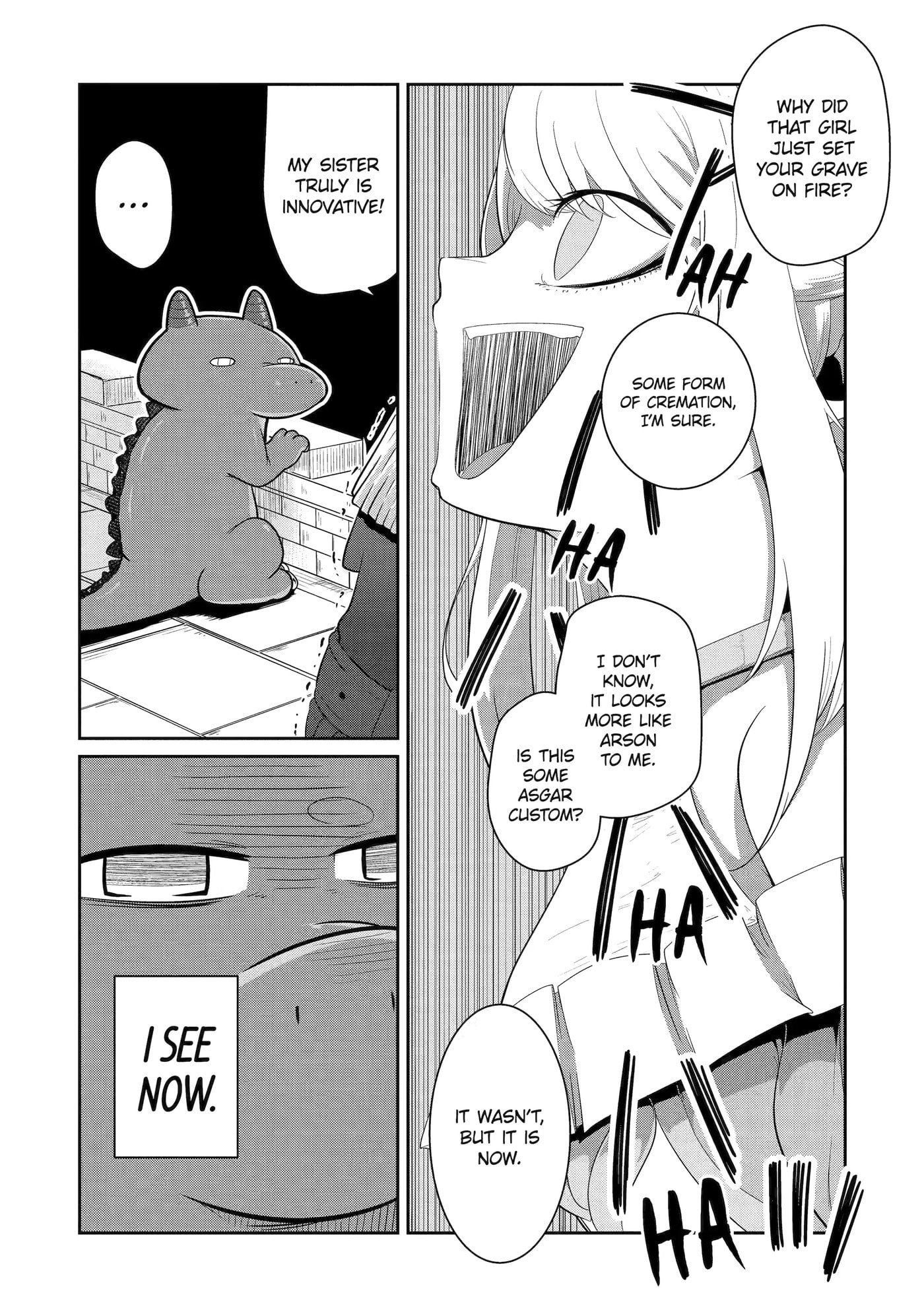 Yowai 5000-nen no Soushoku Dragon, Iwarenaki Jaryuu Nintei: Yada Kono Ikenie, Hito no Hanashi o Kiite Kurenai Chapter 18 page 36 - 