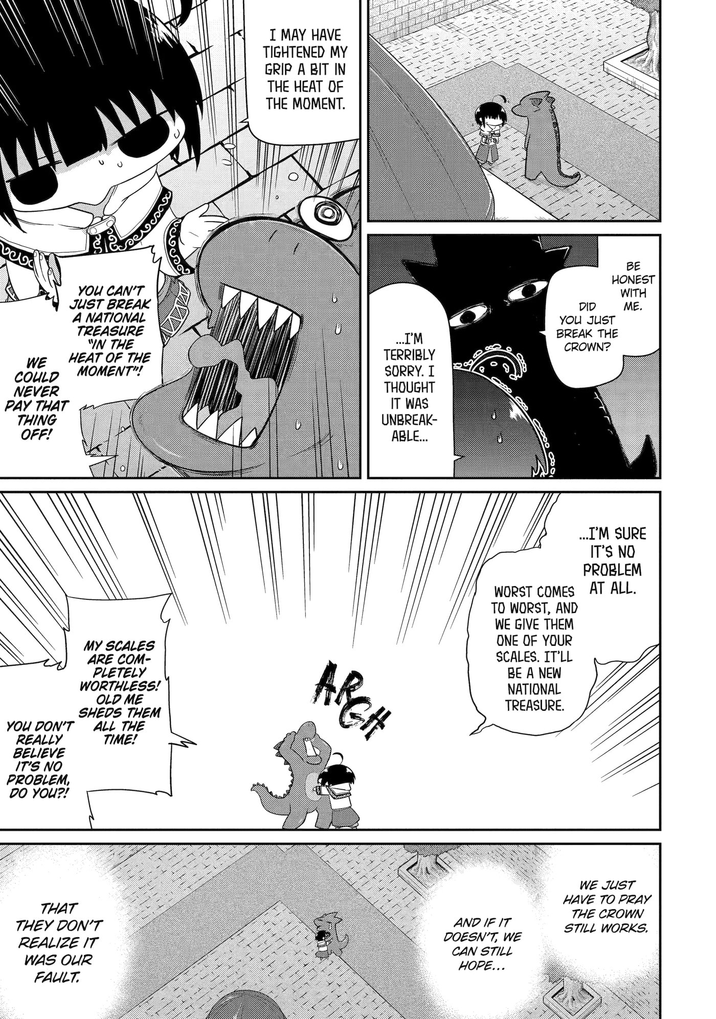 Yowai 5000-nen no Soushoku Dragon, Iwarenaki Jaryuu Nintei: Yada Kono Ikenie, Hito no Hanashi o Kiite Kurenai Chapter 19 page 16 - 