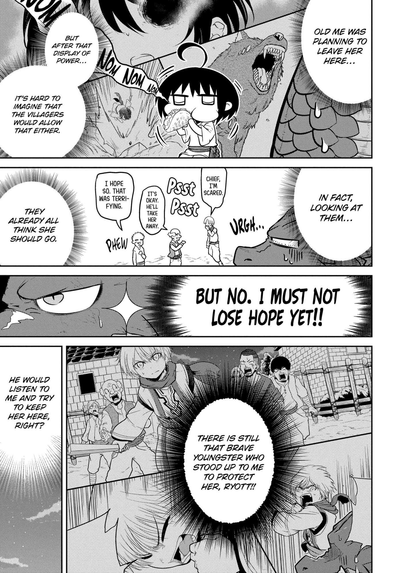 Yowai 5000-nen no Soushoku Dragon, Iwarenaki Jaryuu Nintei: Yada Kono Ikenie, Hito no Hanashi o Kiite Kurenai Chapter 2.1 page 3 - 