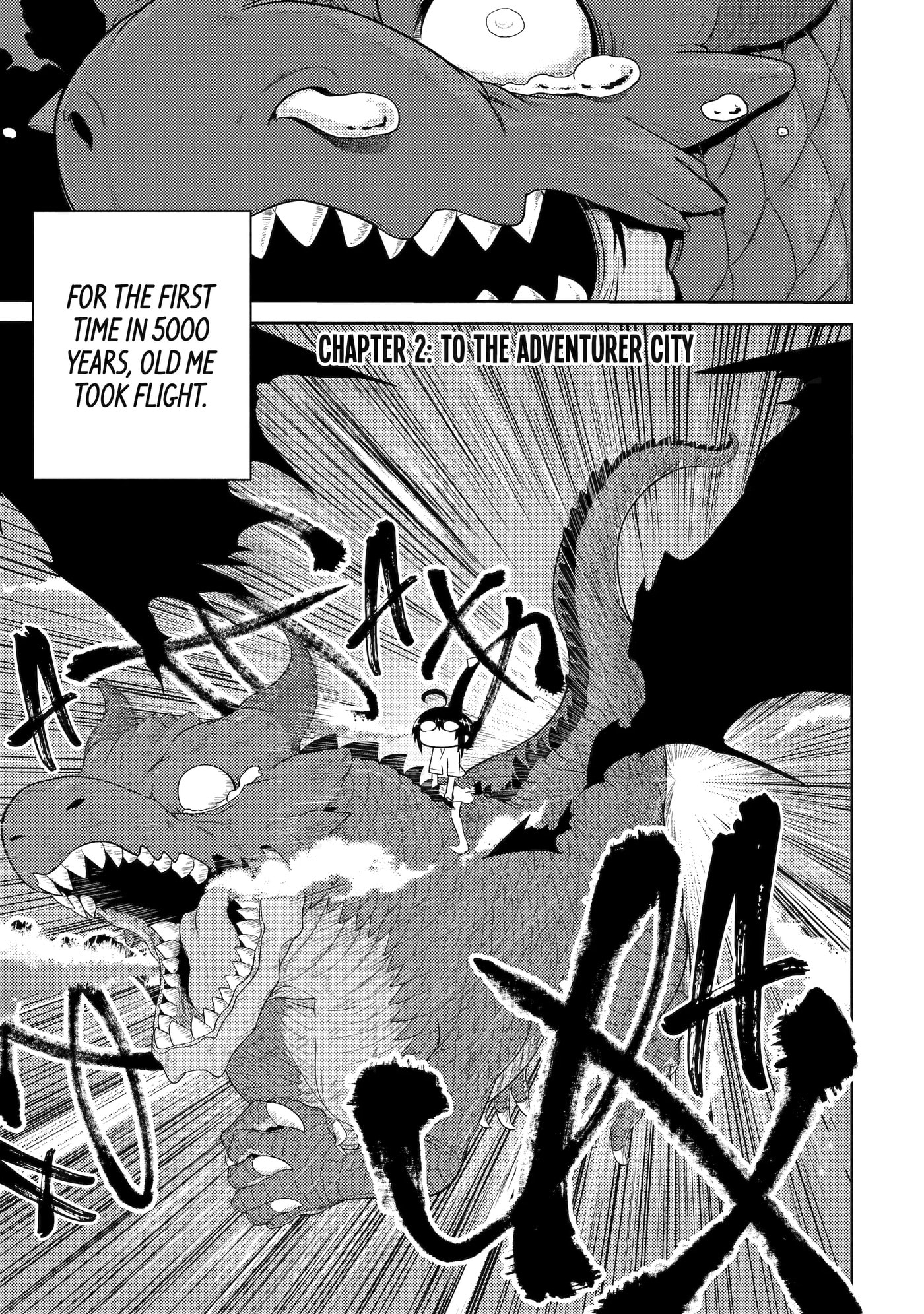 Yowai 5000-nen no Soushoku Dragon, Iwarenaki Jaryuu Nintei: Yada Kono Ikenie, Hito no Hanashi o Kiite Kurenai Chapter 2 page 1 - 