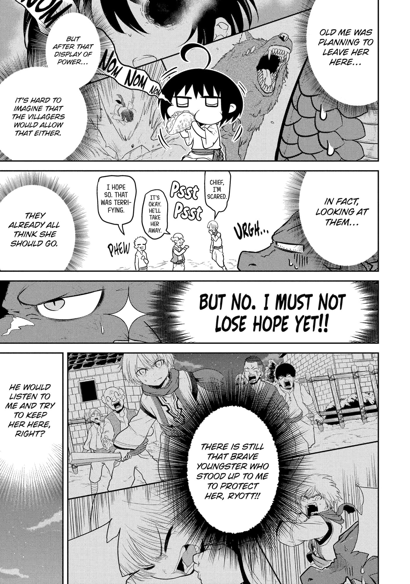 Yowai 5000-nen no Soushoku Dragon, Iwarenaki Jaryuu Nintei: Yada Kono Ikenie, Hito no Hanashi o Kiite Kurenai Chapter 2 page 3 - 