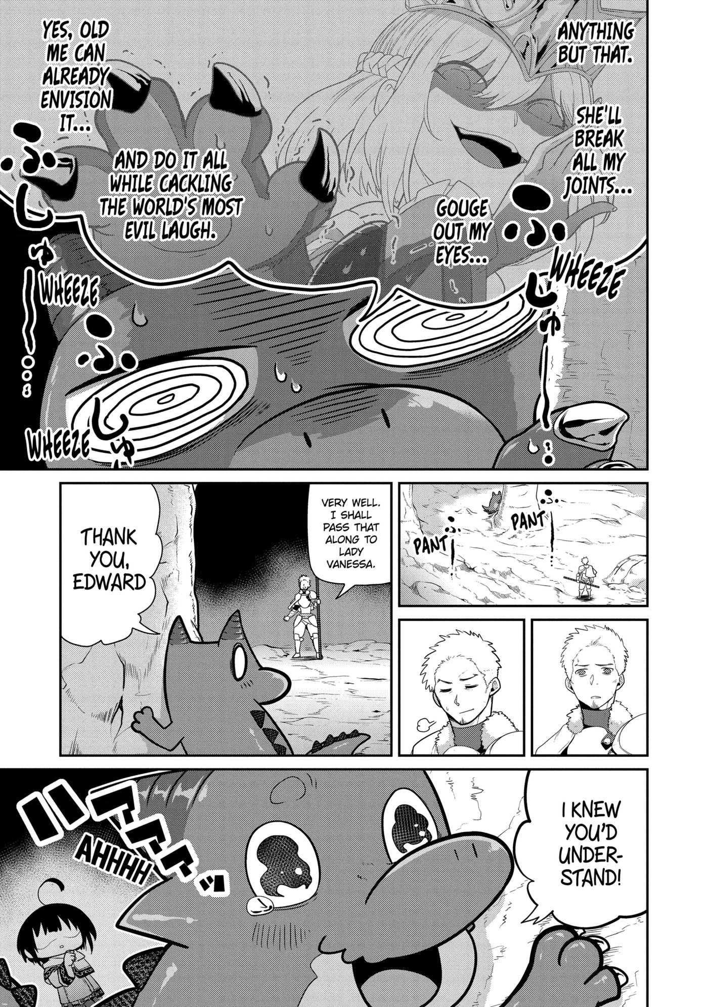 Yowai 5000-nen no Soushoku Dragon, Iwarenaki Jaryuu Nintei: Yada Kono Ikenie, Hito no Hanashi o Kiite Kurenai Chapter 20.2 page 1 - 