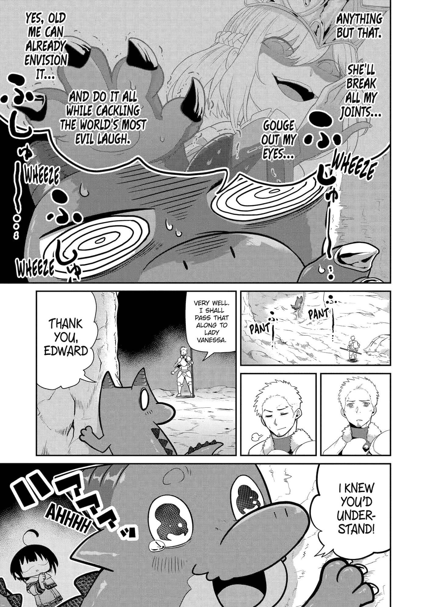Yowai 5000-nen no Soushoku Dragon, Iwarenaki Jaryuu Nintei: Yada Kono Ikenie, Hito no Hanashi o Kiite Kurenai Chapter 20 page 10 - 