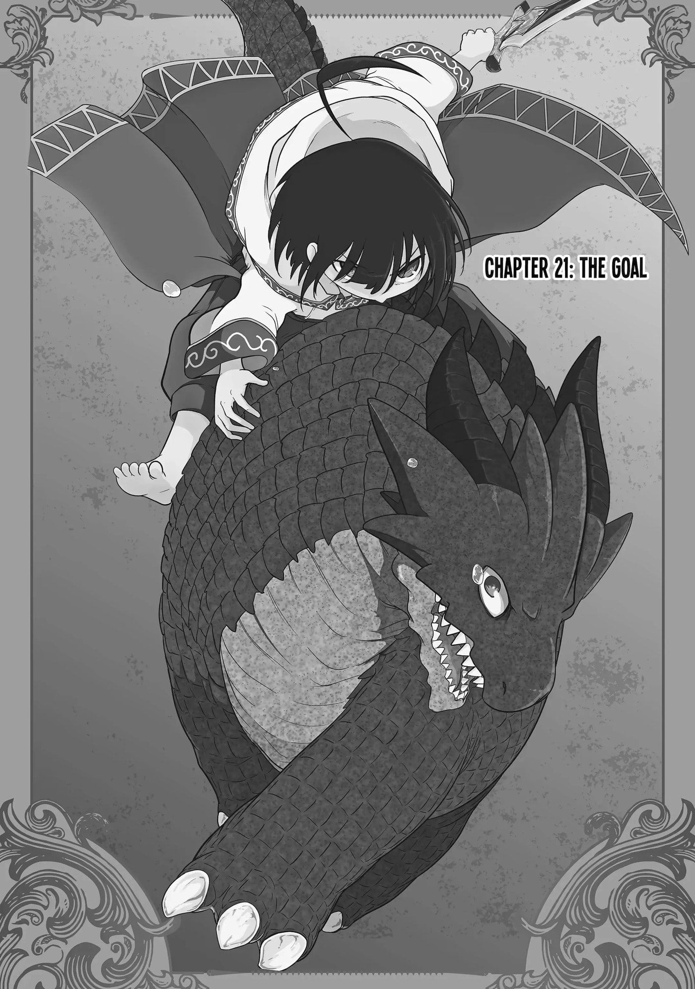 Yowai 5000-nen no Soushoku Dragon, Iwarenaki Jaryuu Nintei: Yada Kono Ikenie, Hito no Hanashi o Kiite Kurenai Chapter 21 page 1 - 