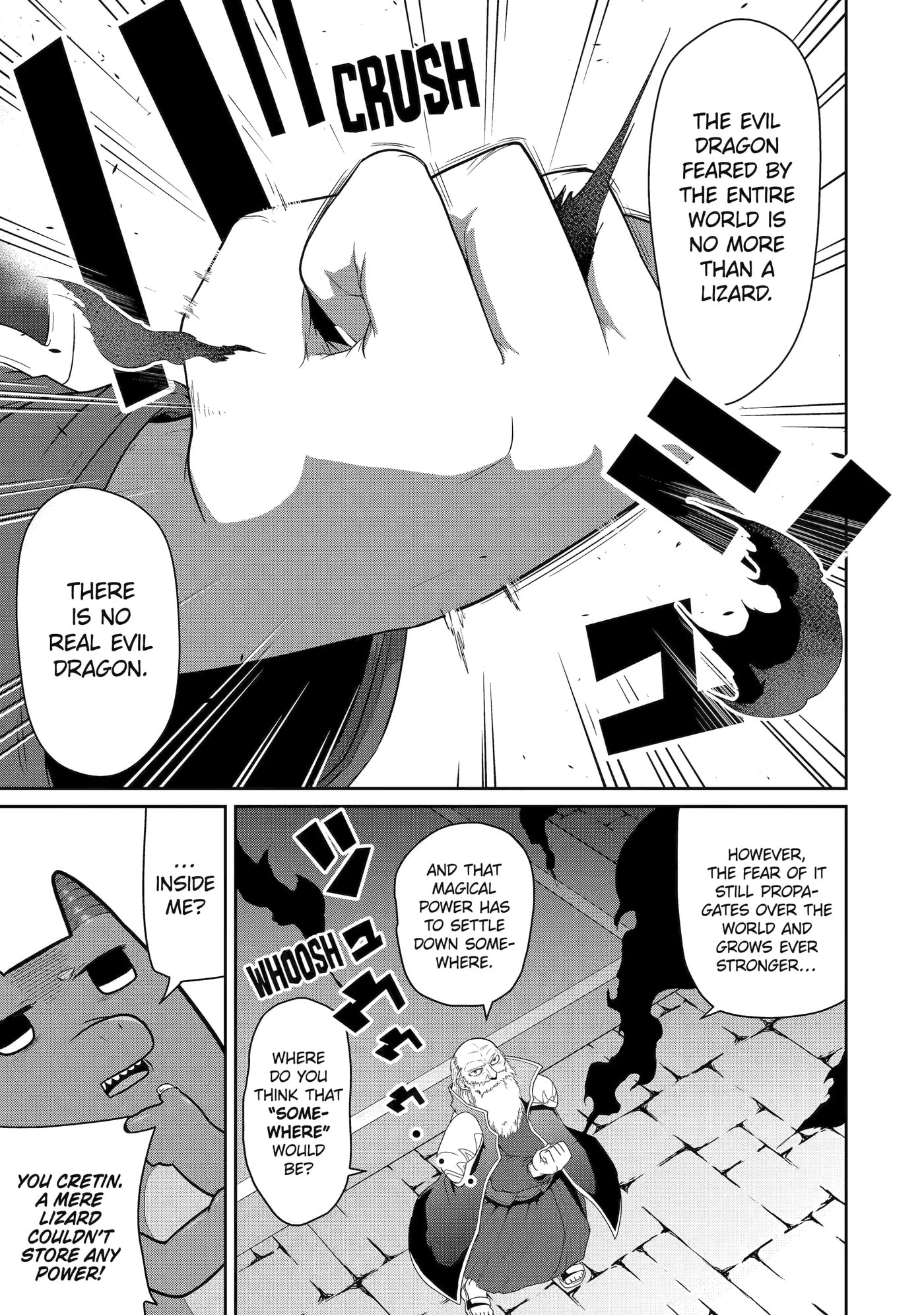 Yowai 5000-nen no Soushoku Dragon, Iwarenaki Jaryuu Nintei: Yada Kono Ikenie, Hito no Hanashi o Kiite Kurenai Chapter 21 page 19 - 