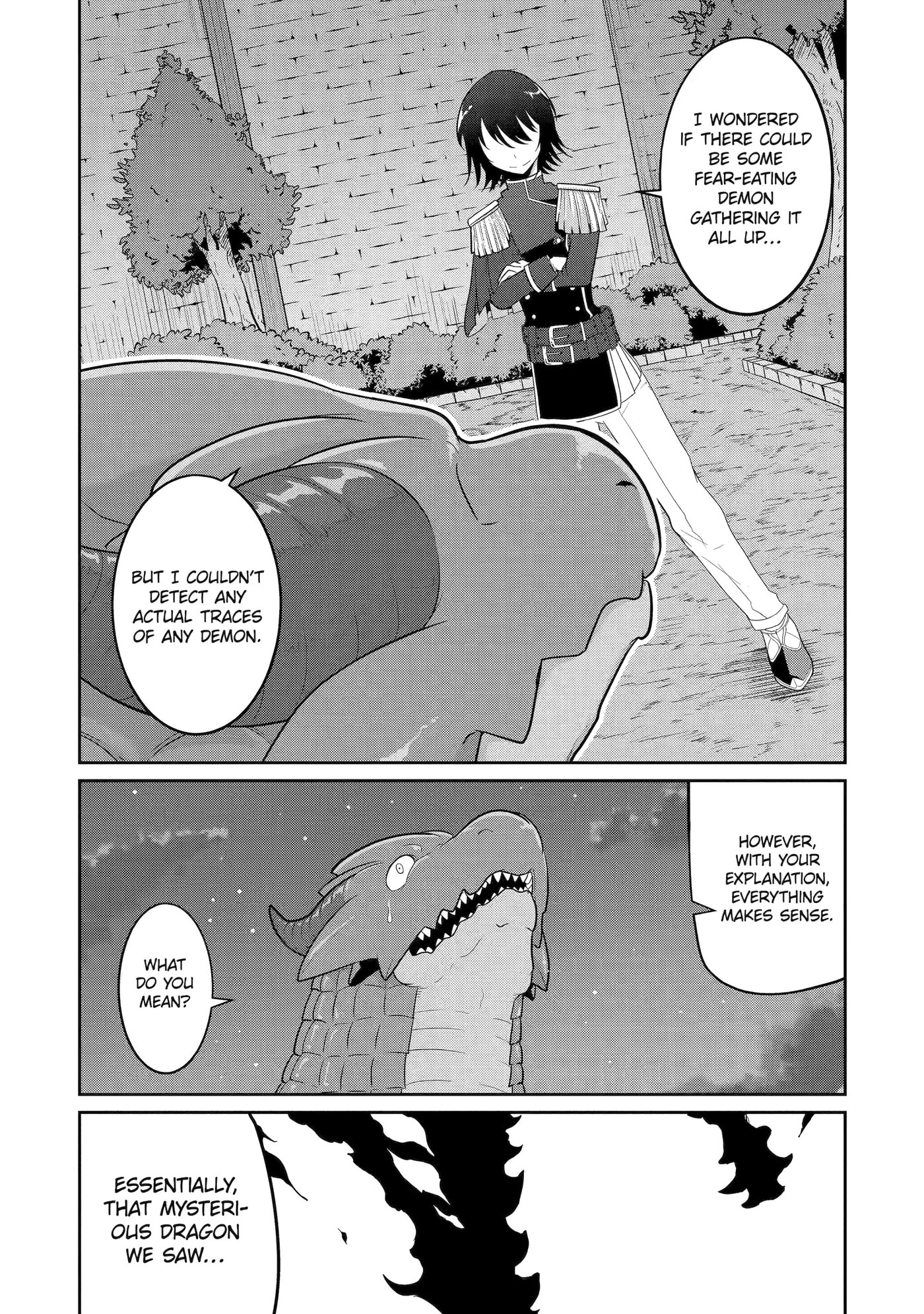 Yowai 5000-nen no Soushoku Dragon, Iwarenaki Jaryuu Nintei: Yada Kono Ikenie, Hito no Hanashi o Kiite Kurenai Chapter 21 page 31 - 