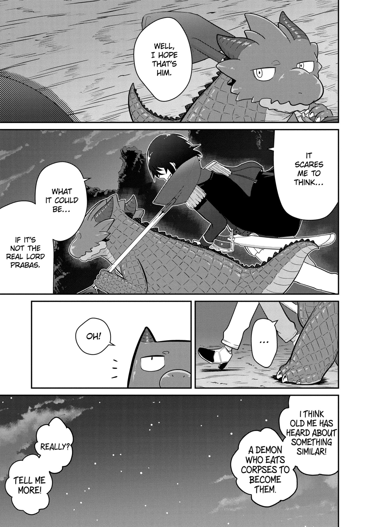 Yowai 5000-nen no Soushoku Dragon, Iwarenaki Jaryuu Nintei: Yada Kono Ikenie, Hito no Hanashi o Kiite Kurenai Chapter 22.1 page 3 - 