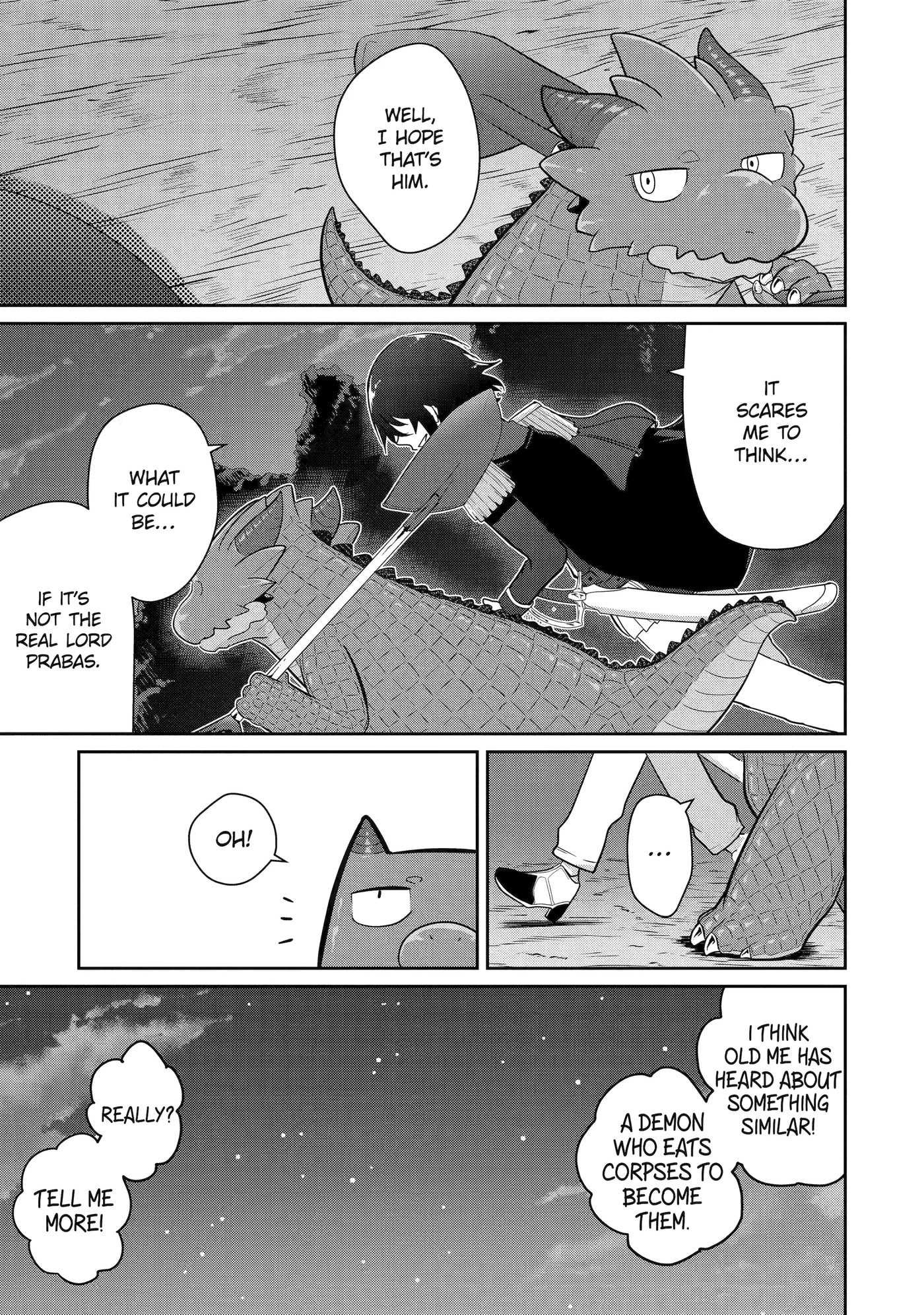Yowai 5000-nen no Soushoku Dragon, Iwarenaki Jaryuu Nintei: Yada Kono Ikenie, Hito no Hanashi o Kiite Kurenai Chapter 22 page 3 - 