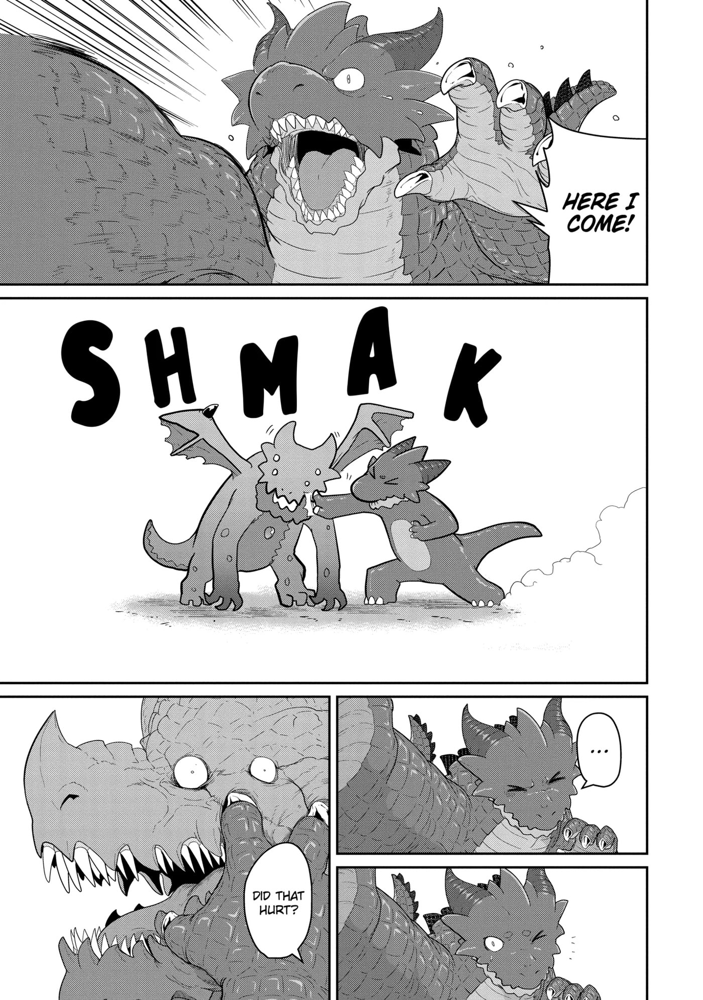 Yowai 5000-nen no Soushoku Dragon, Iwarenaki Jaryuu Nintei: Yada Kono Ikenie, Hito no Hanashi o Kiite Kurenai Chapter 23.3 page 3 - 