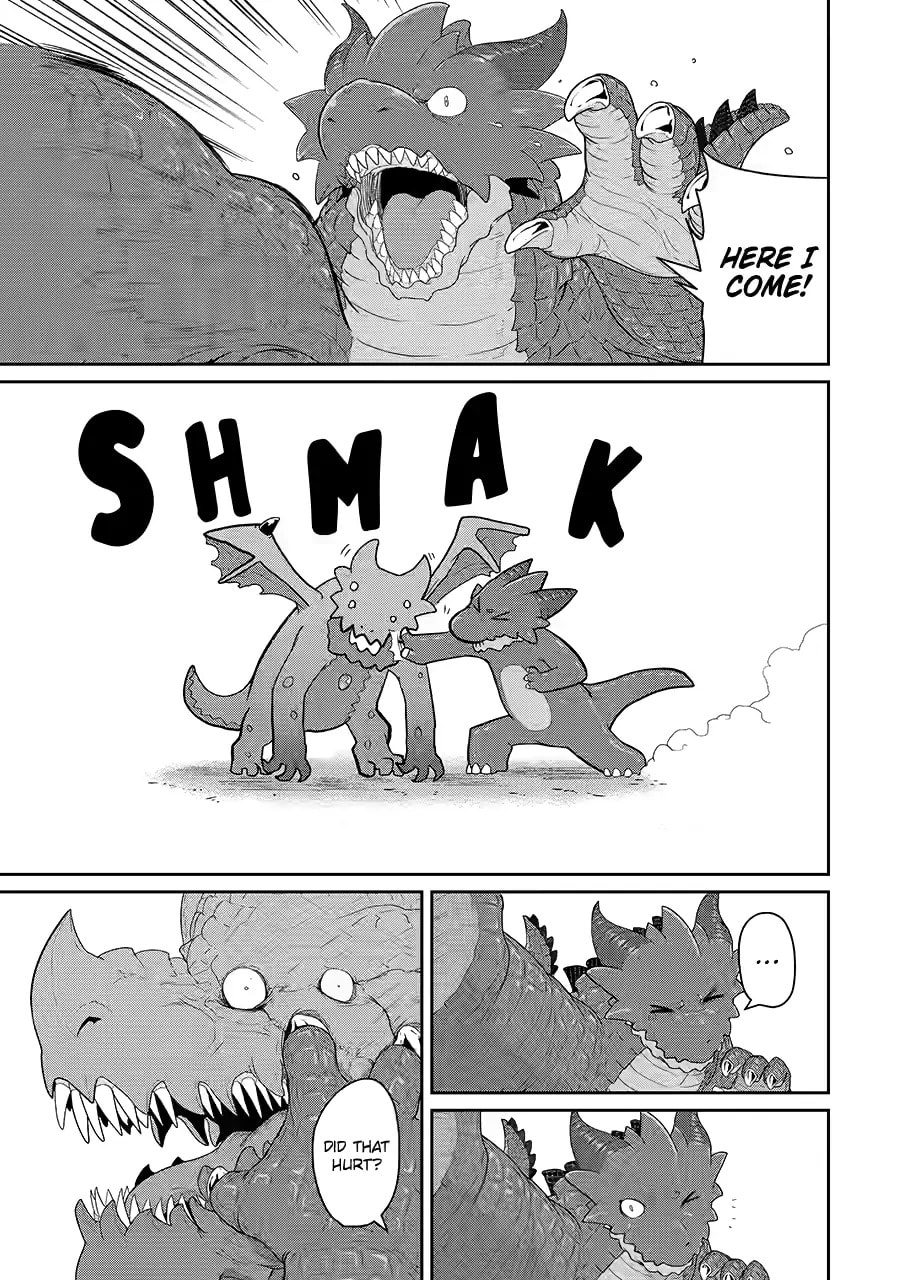 Yowai 5000-nen no Soushoku Dragon, Iwarenaki Jaryuu Nintei: Yada Kono Ikenie, Hito no Hanashi o Kiite Kurenai Chapter 23 page 23 - 