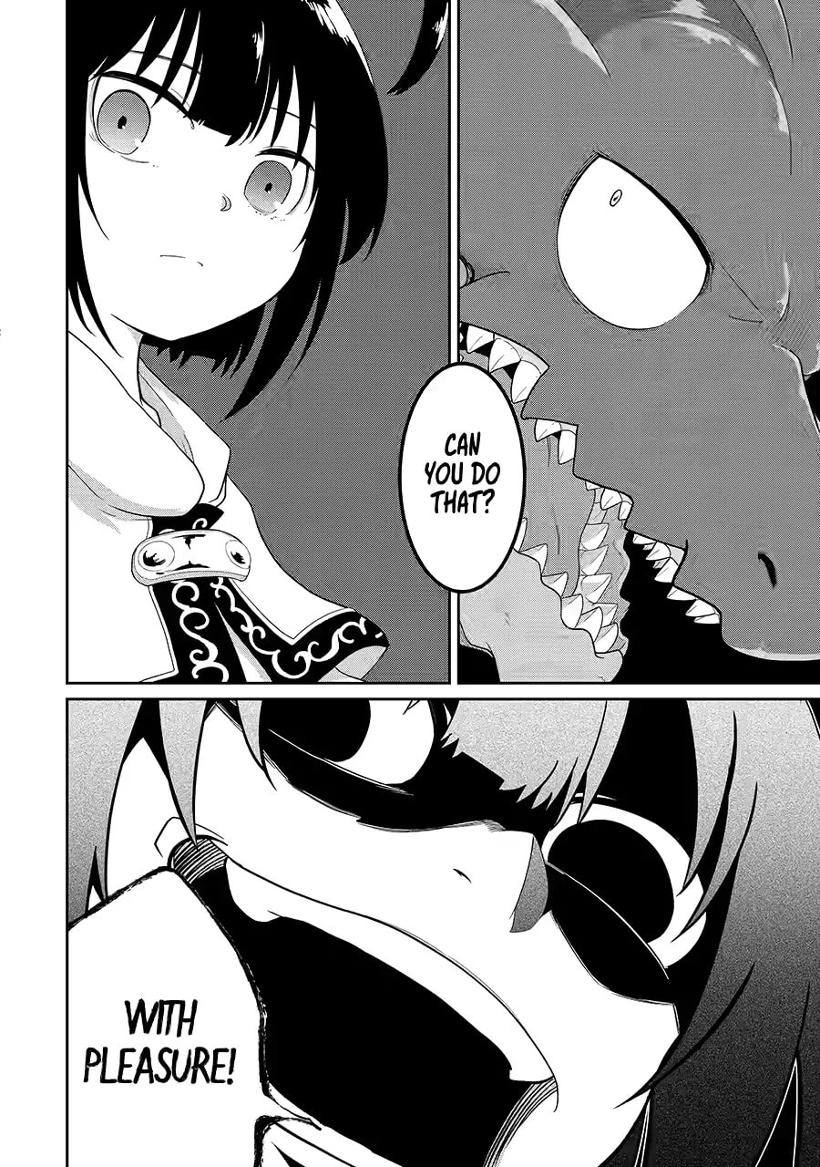Yowai 5000-nen no Soushoku Dragon, Iwarenaki Jaryuu Nintei: Yada Kono Ikenie, Hito no Hanashi o Kiite Kurenai Chapter 23 page 35 - 