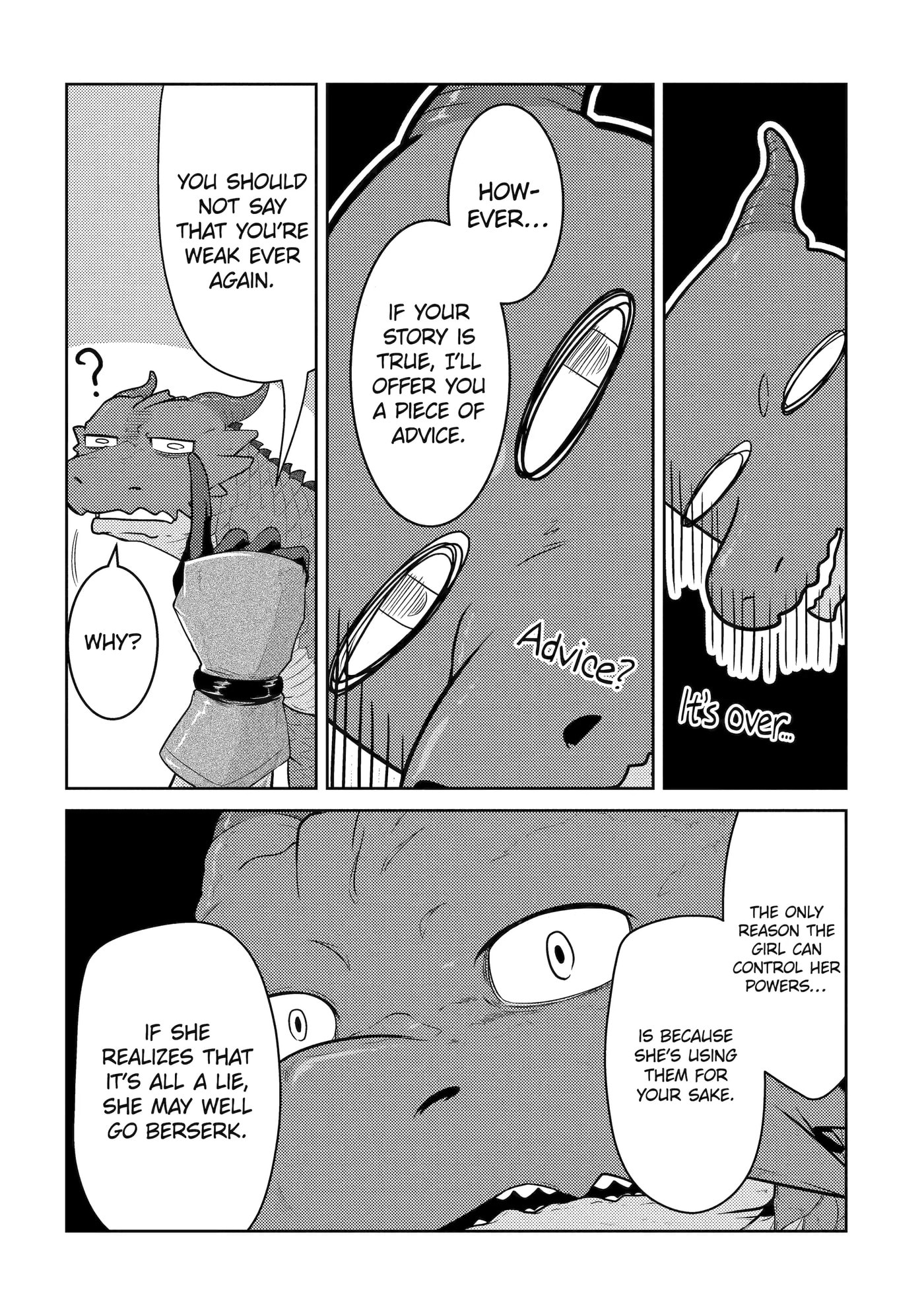 Yowai 5000-nen no Soushoku Dragon, Iwarenaki Jaryuu Nintei: Yada Kono Ikenie, Hito no Hanashi o Kiite Kurenai Chapter 3 page 34 - 