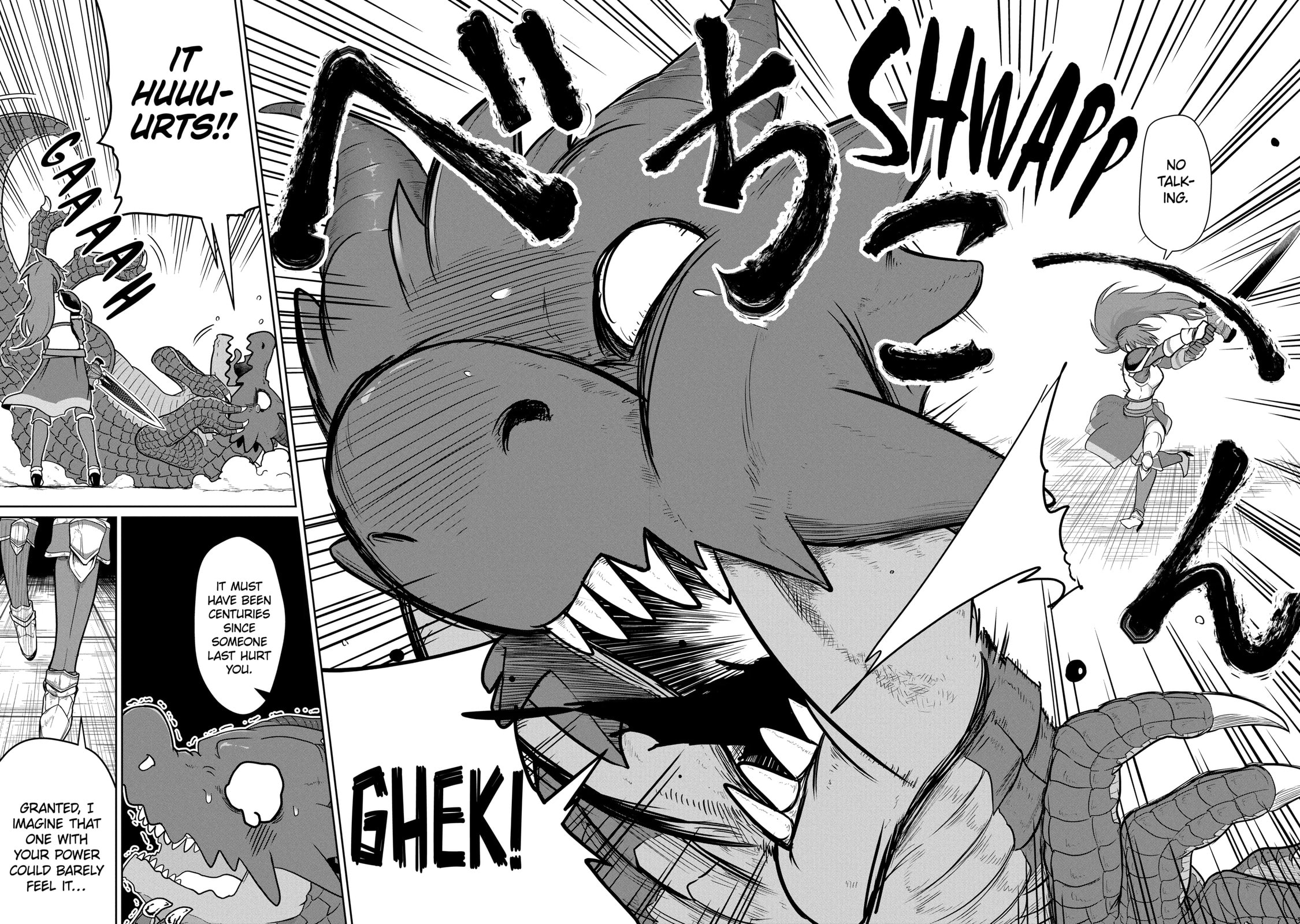 Yowai 5000-nen no Soushoku Dragon, Iwarenaki Jaryuu Nintei: Yada Kono Ikenie, Hito no Hanashi o Kiite Kurenai Chapter 4.2 page 6 - 