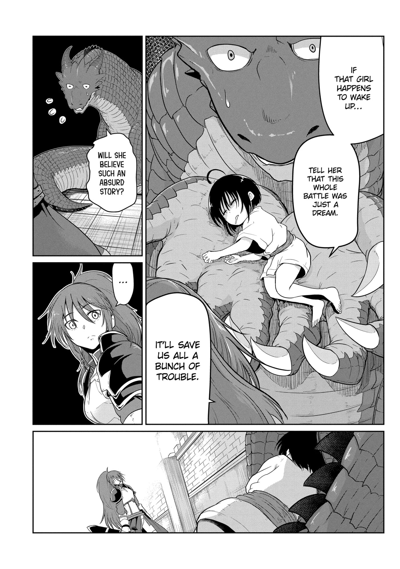 Yowai 5000-nen no Soushoku Dragon, Iwarenaki Jaryuu Nintei: Yada Kono Ikenie, Hito no Hanashi o Kiite Kurenai Chapter 4.3 page 12 - 
