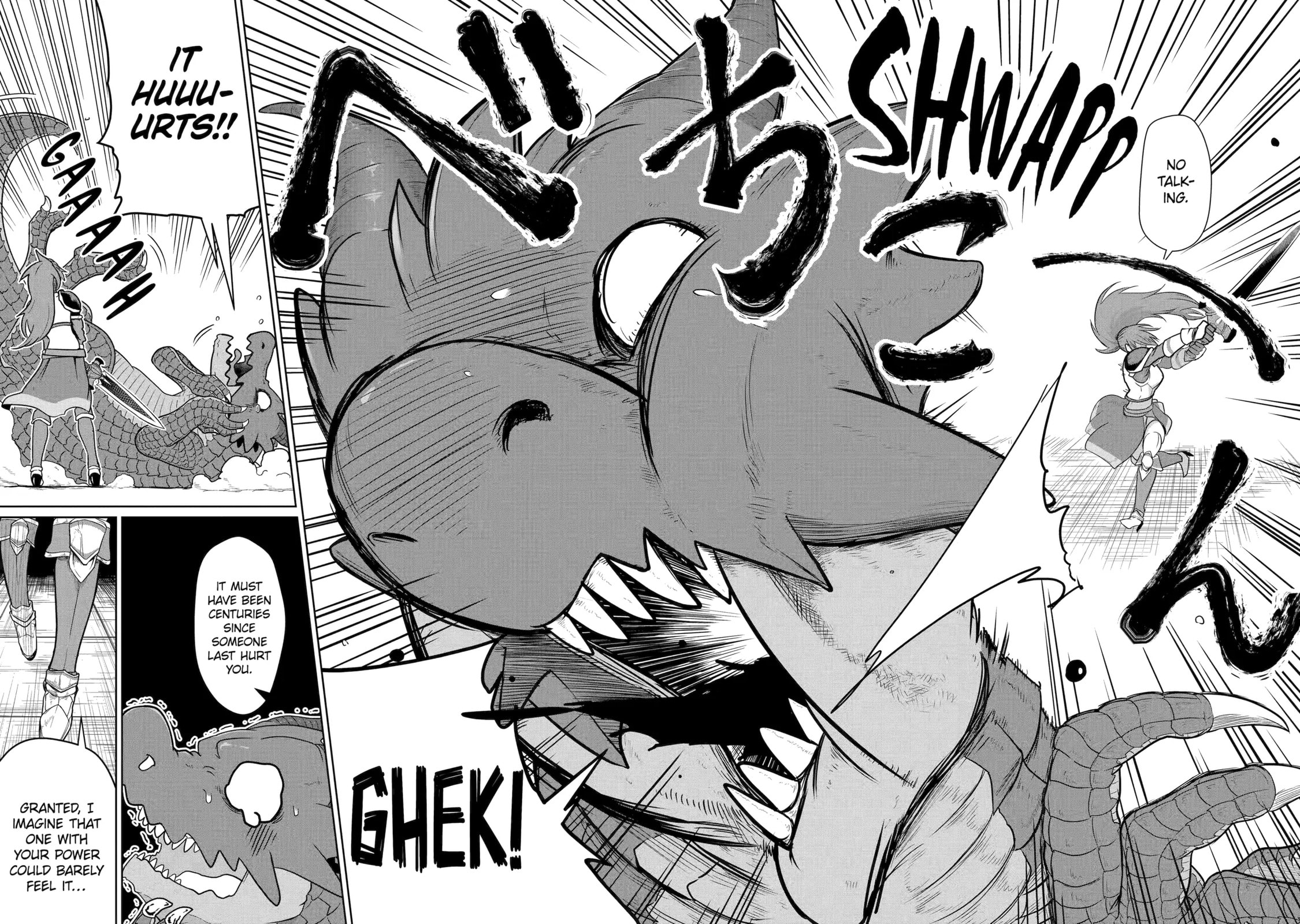 Yowai 5000-nen no Soushoku Dragon, Iwarenaki Jaryuu Nintei: Yada Kono Ikenie, Hito no Hanashi o Kiite Kurenai Chapter 4 page 19 - 