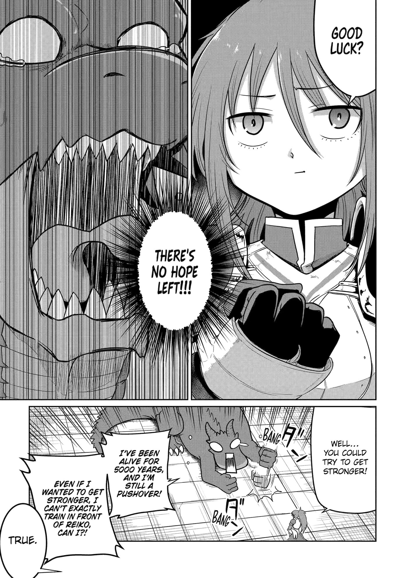 Yowai 5000-nen no Soushoku Dragon, Iwarenaki Jaryuu Nintei: Yada Kono Ikenie, Hito no Hanashi o Kiite Kurenai Chapter 4 page 30 - 